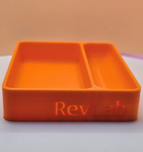  RevLab Dual Compartment 3.5"x4.75" Desk Tray