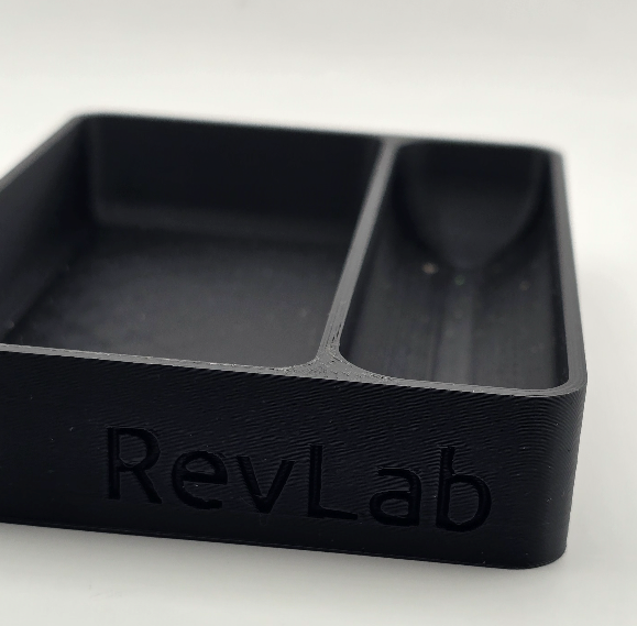  RevLab Dual Compartment 3.5"x4.75" Desk Tray