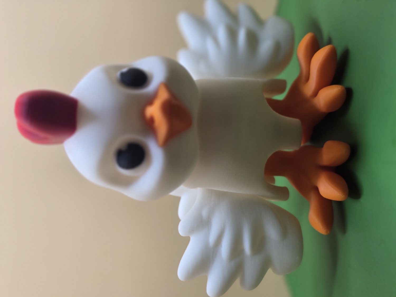 (PLA/PLA-WOOD) 3D PRINTED Chick Desk Companion with Crate - Farm Themed Decor