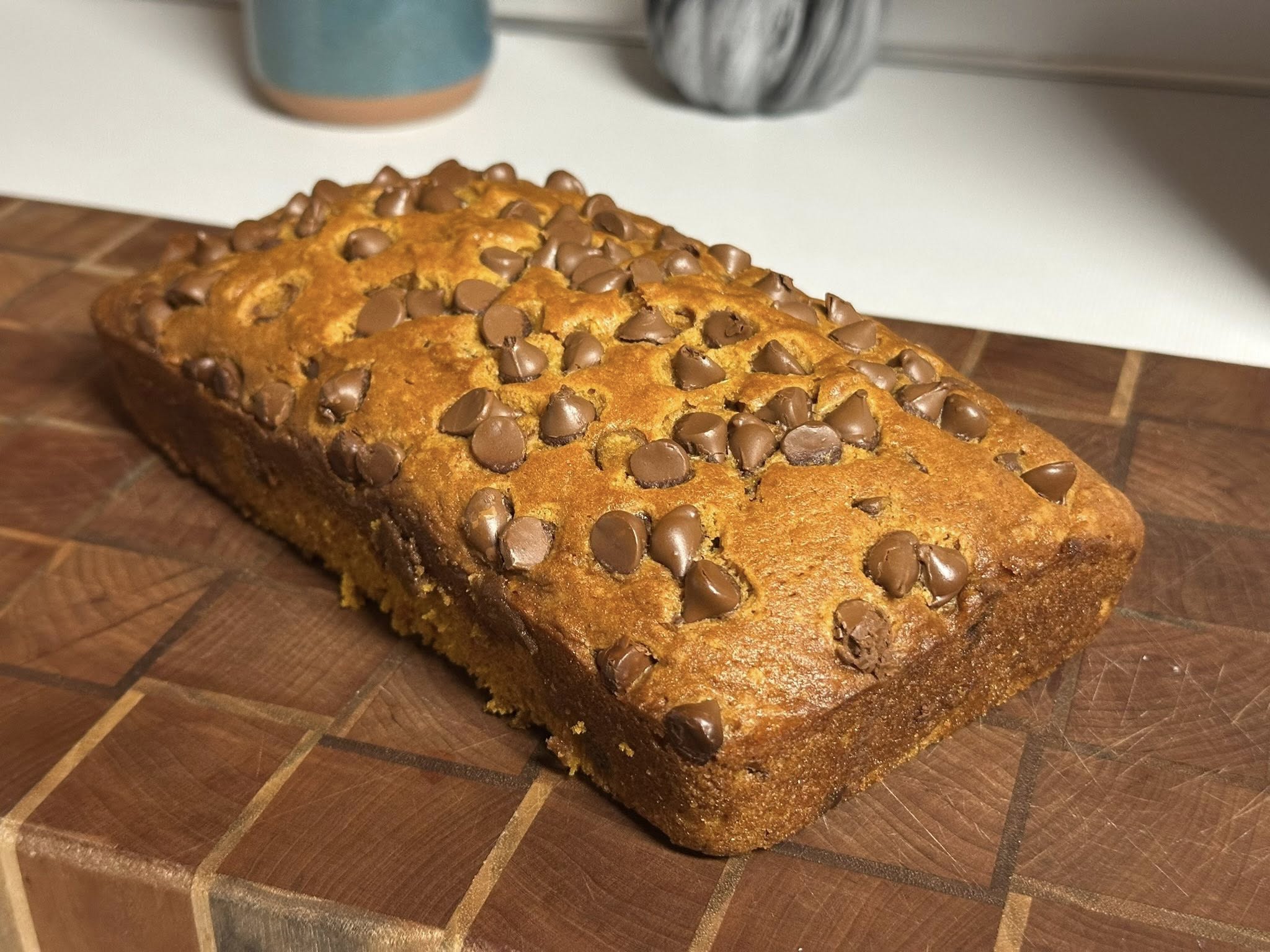 Chocolate Chip Pumpkin Loaf