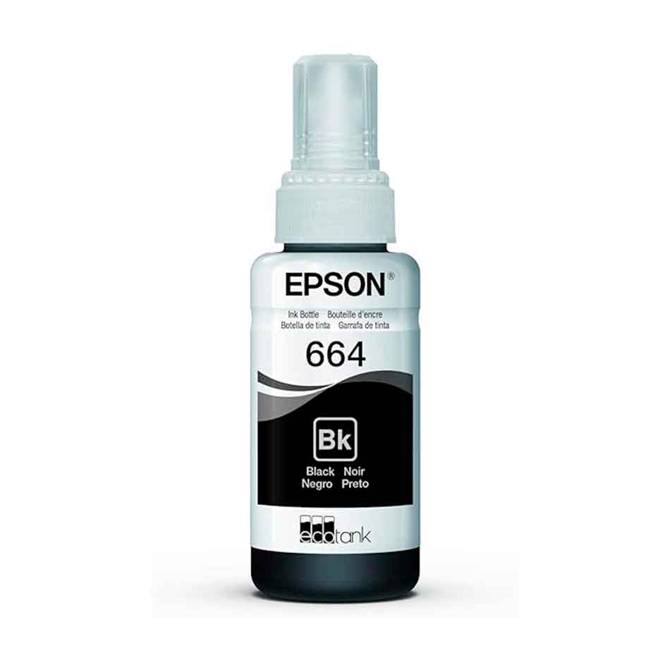 Botella de tinta Epson 664 Negra
