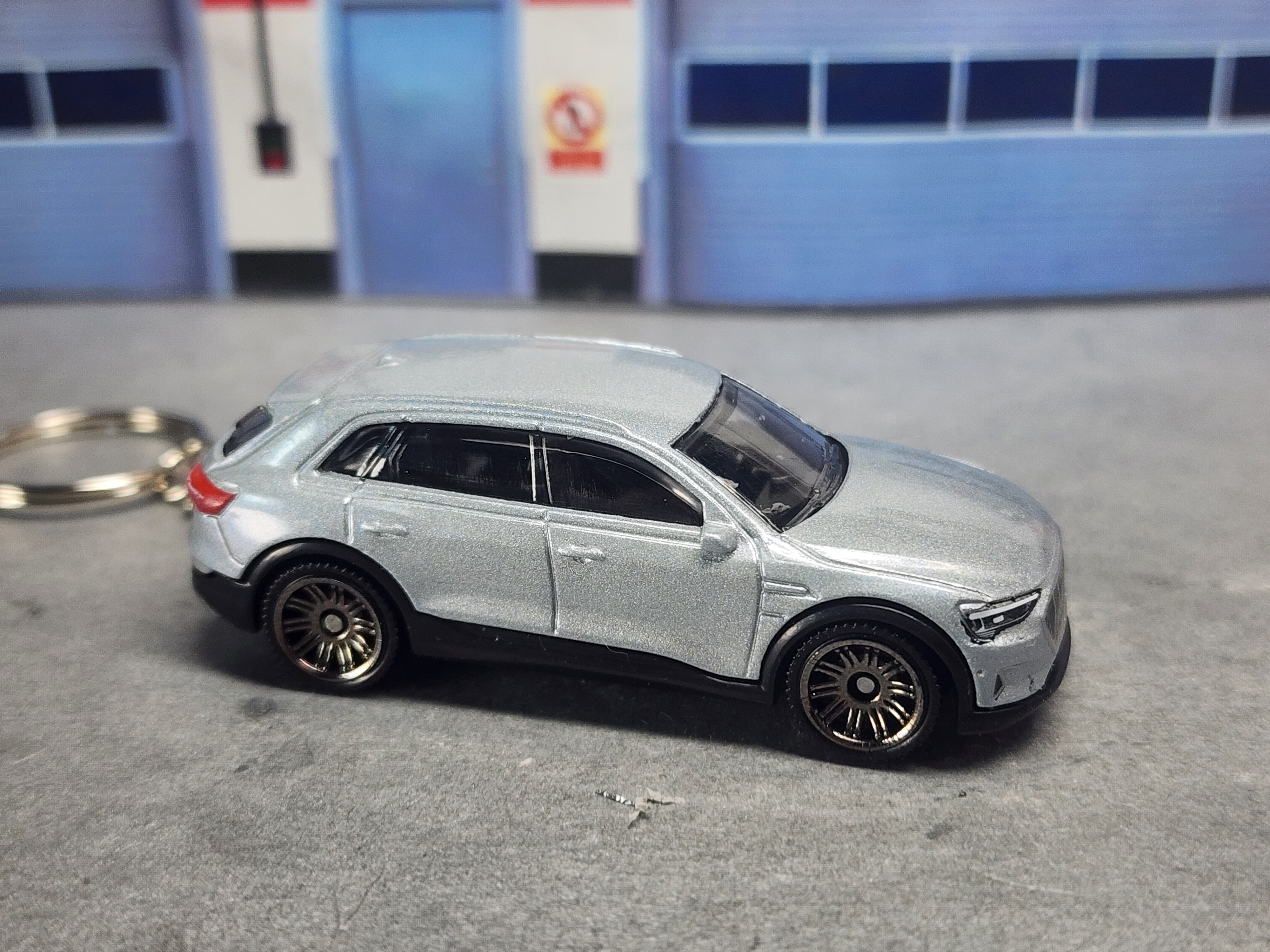 Audi E-Tron Keychain, 1:64  Scale Diecast