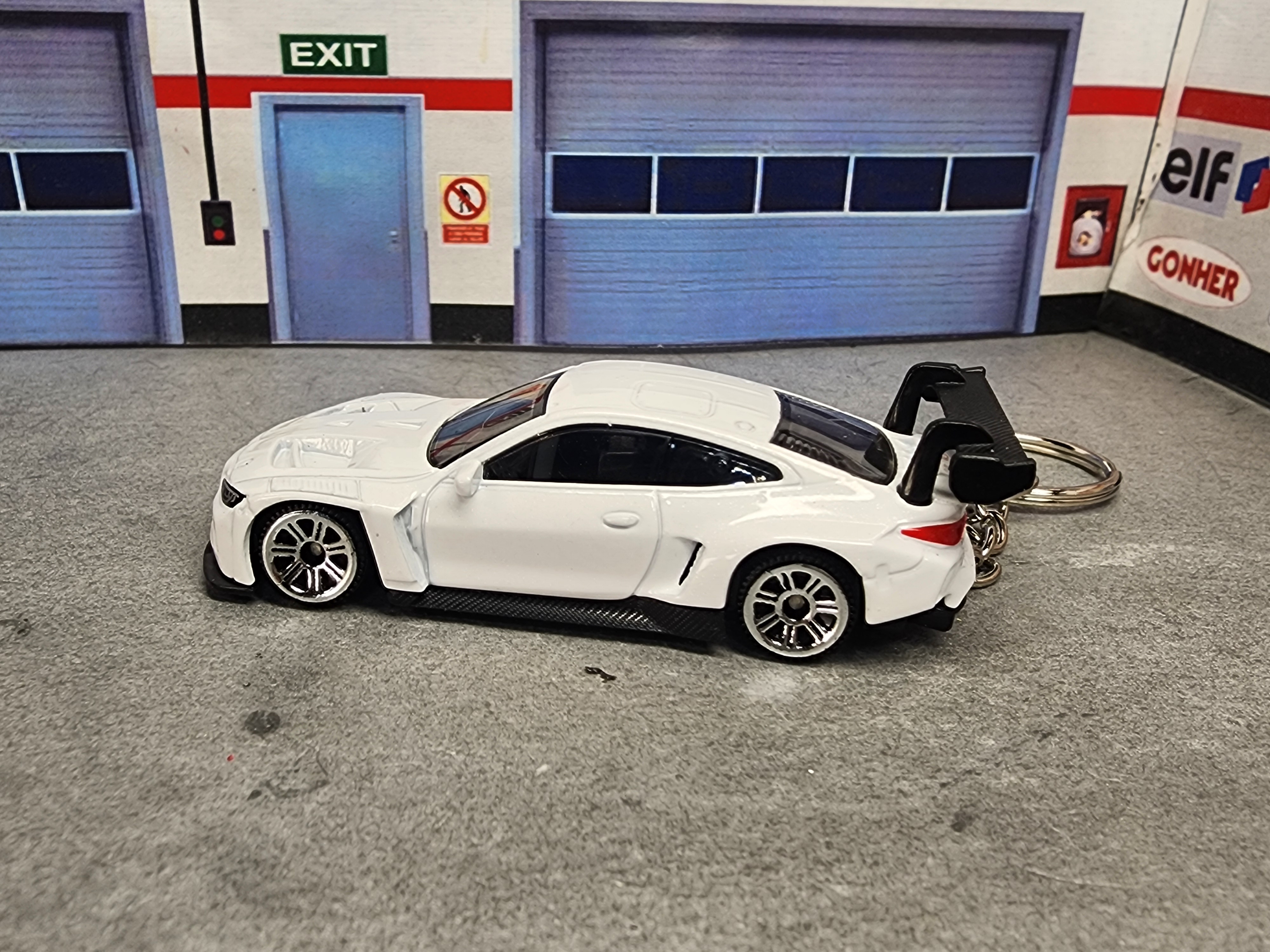 BMW M4 GT3 Diecast Keychain, Collector's Scale Model