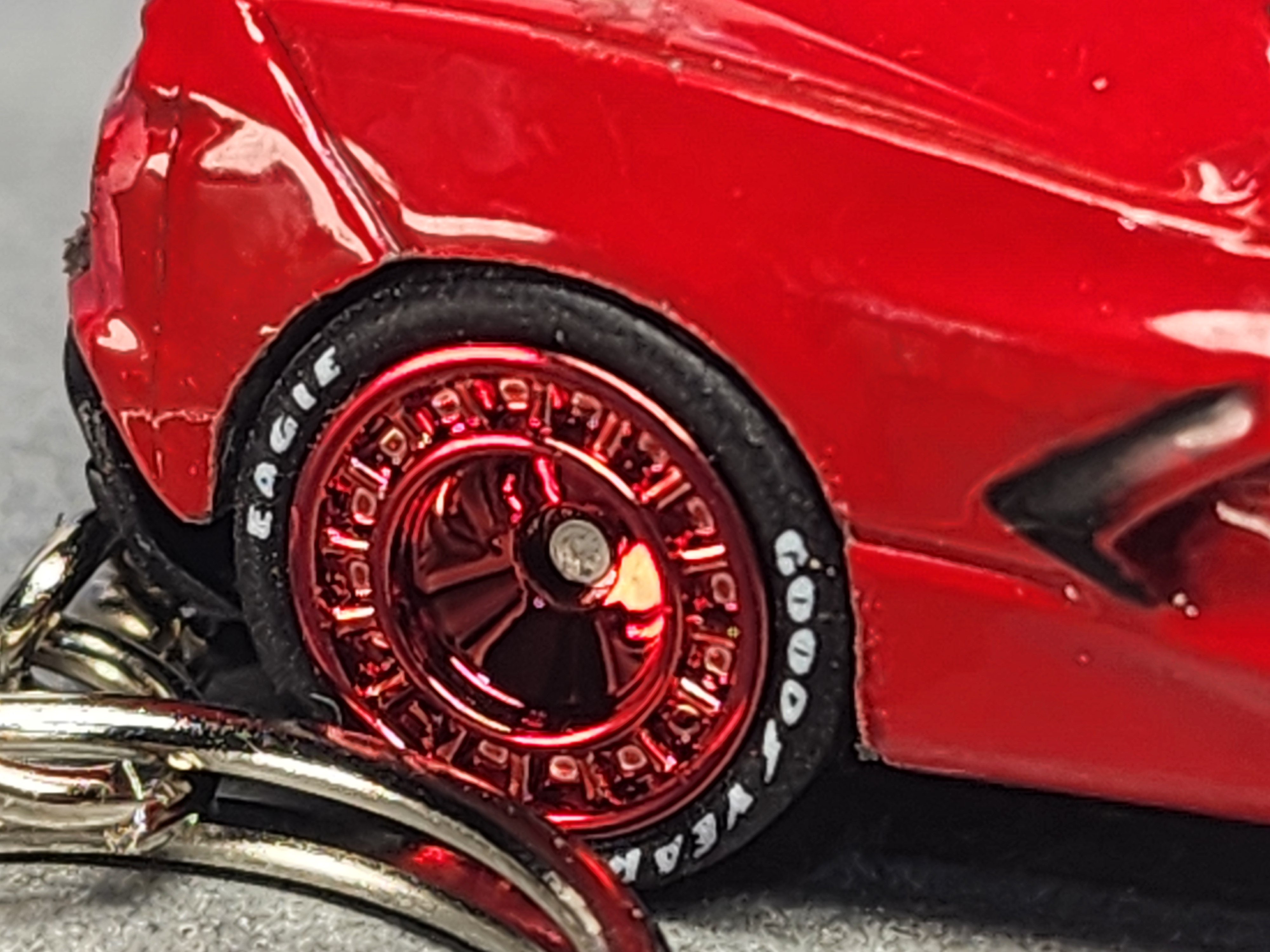 Corvette C8 Keychain, 1:64 Scale Diecast