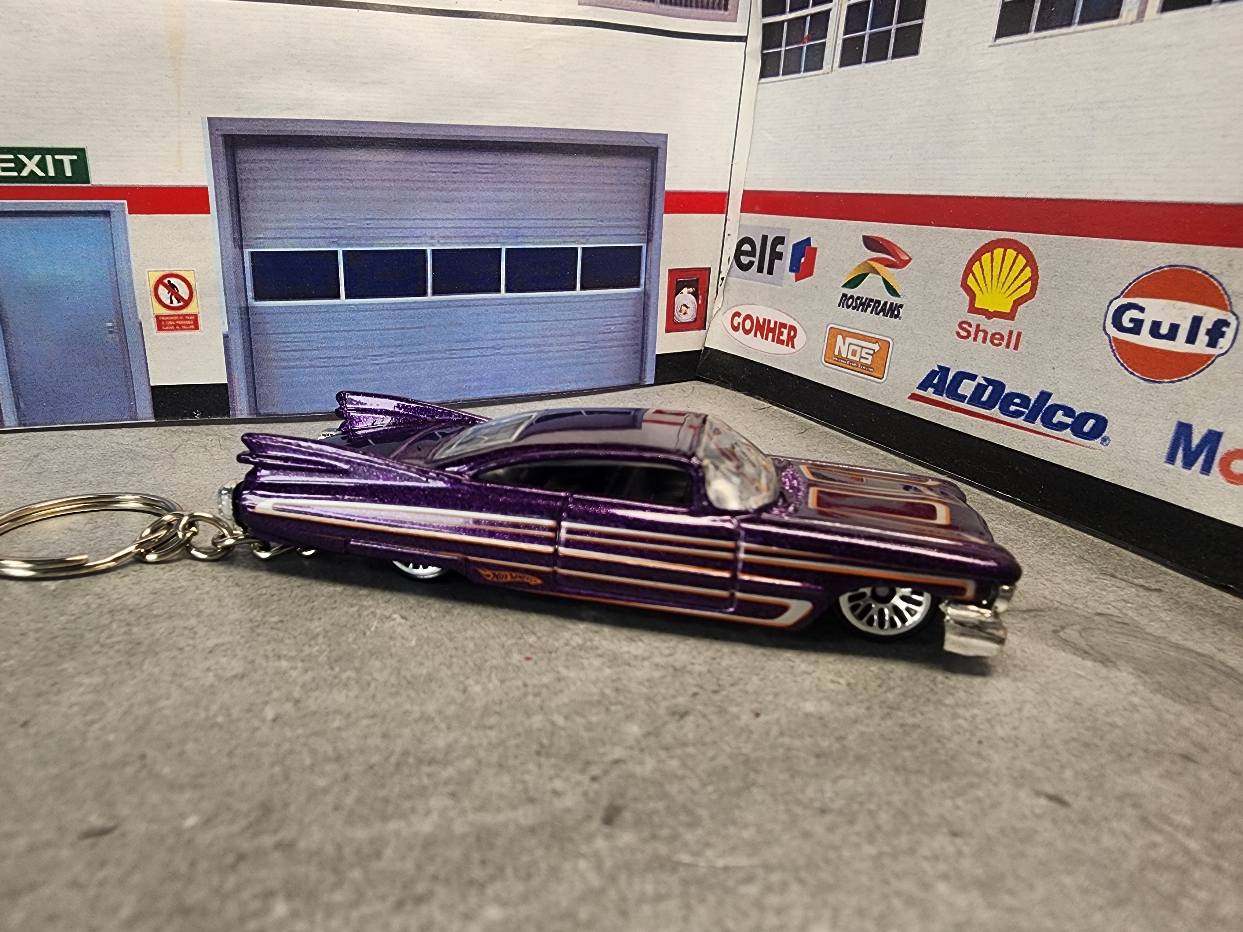 Vintage 59 Cadillac Eldorado Keychain, 1959 Eldorado Keychain