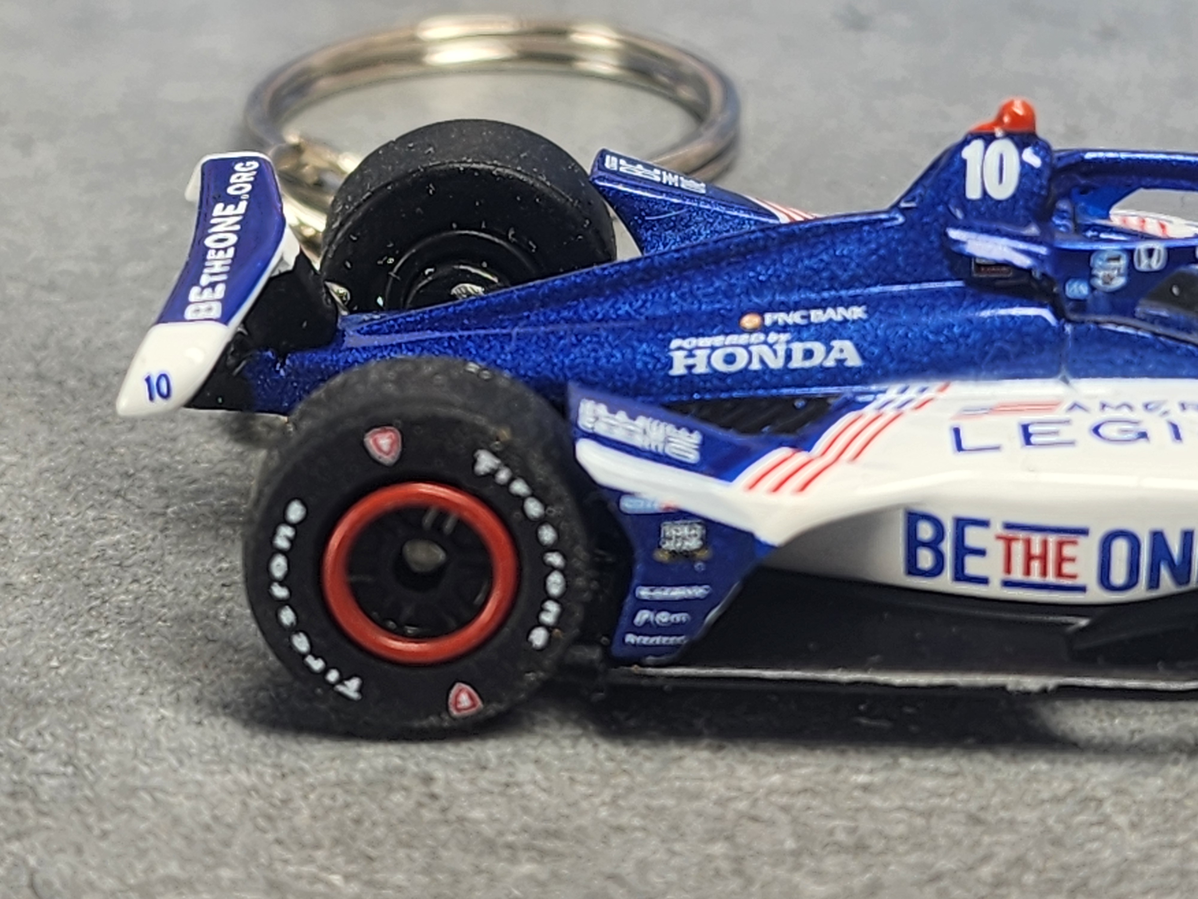 2023 NTT Indycar Champion Race Car Keychain, Alex Palou