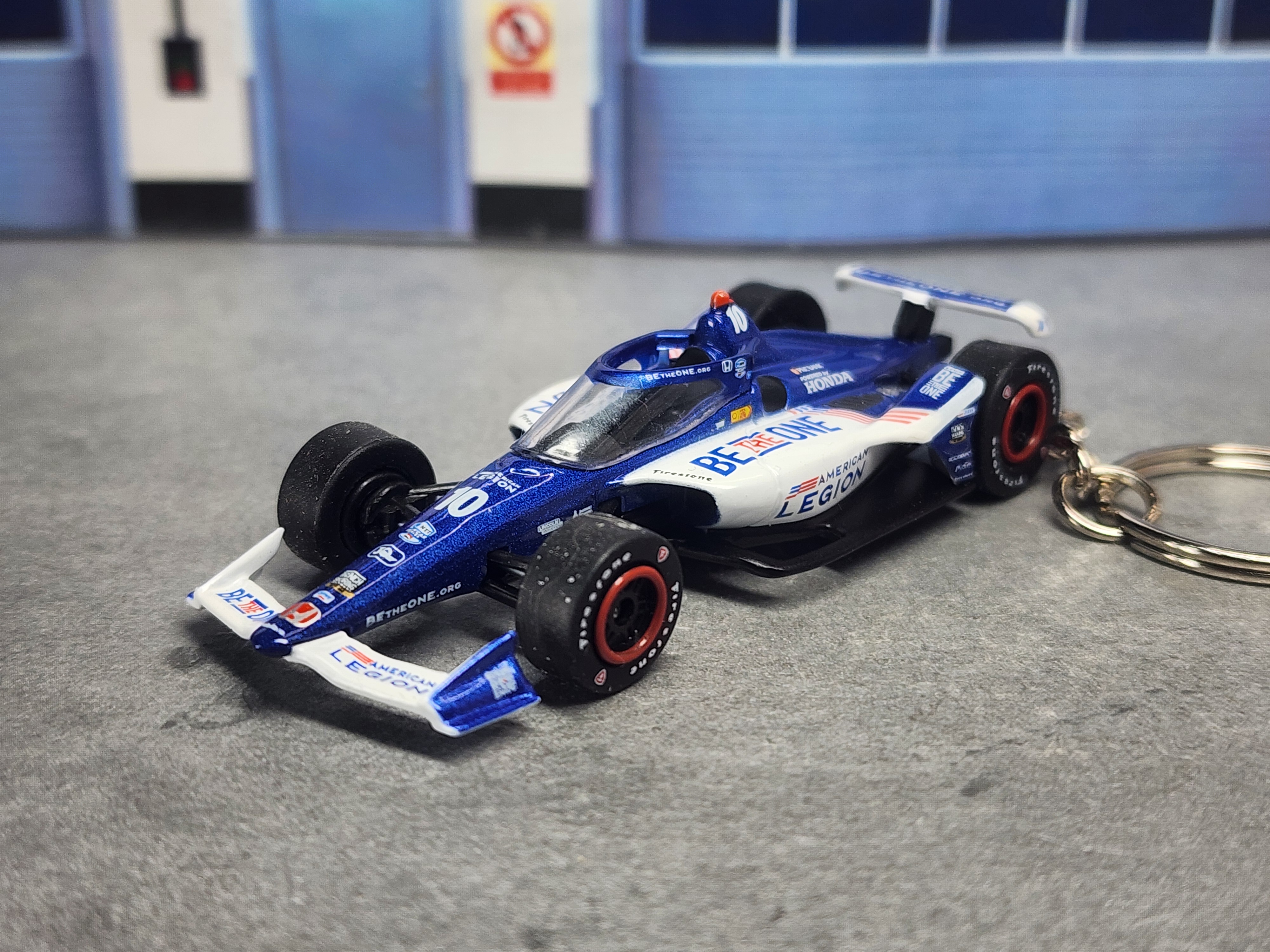 2023 NTT Indycar Champion Race Car Keychain, Alex Palou