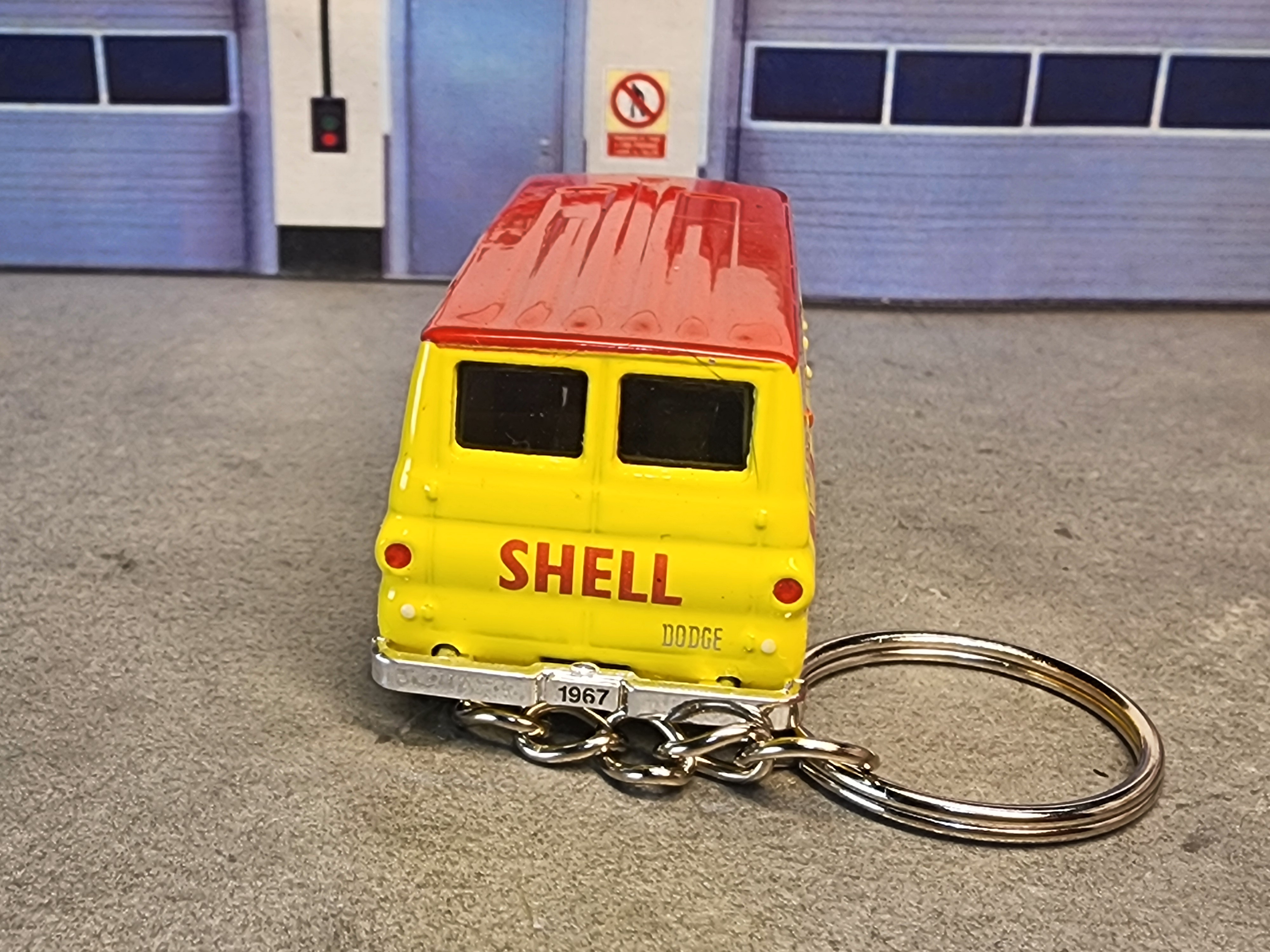 Shell Dodge Van Keychain
