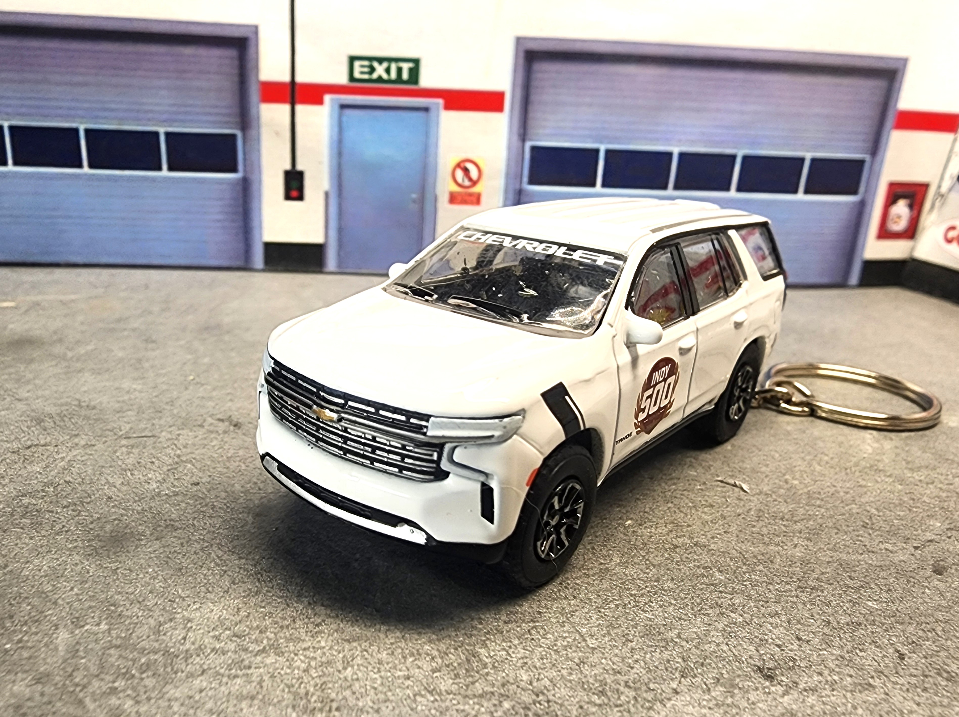 Indy 500 Official Vehicle Keychain, 2022 Chevrolet Tahoe KeychainToy