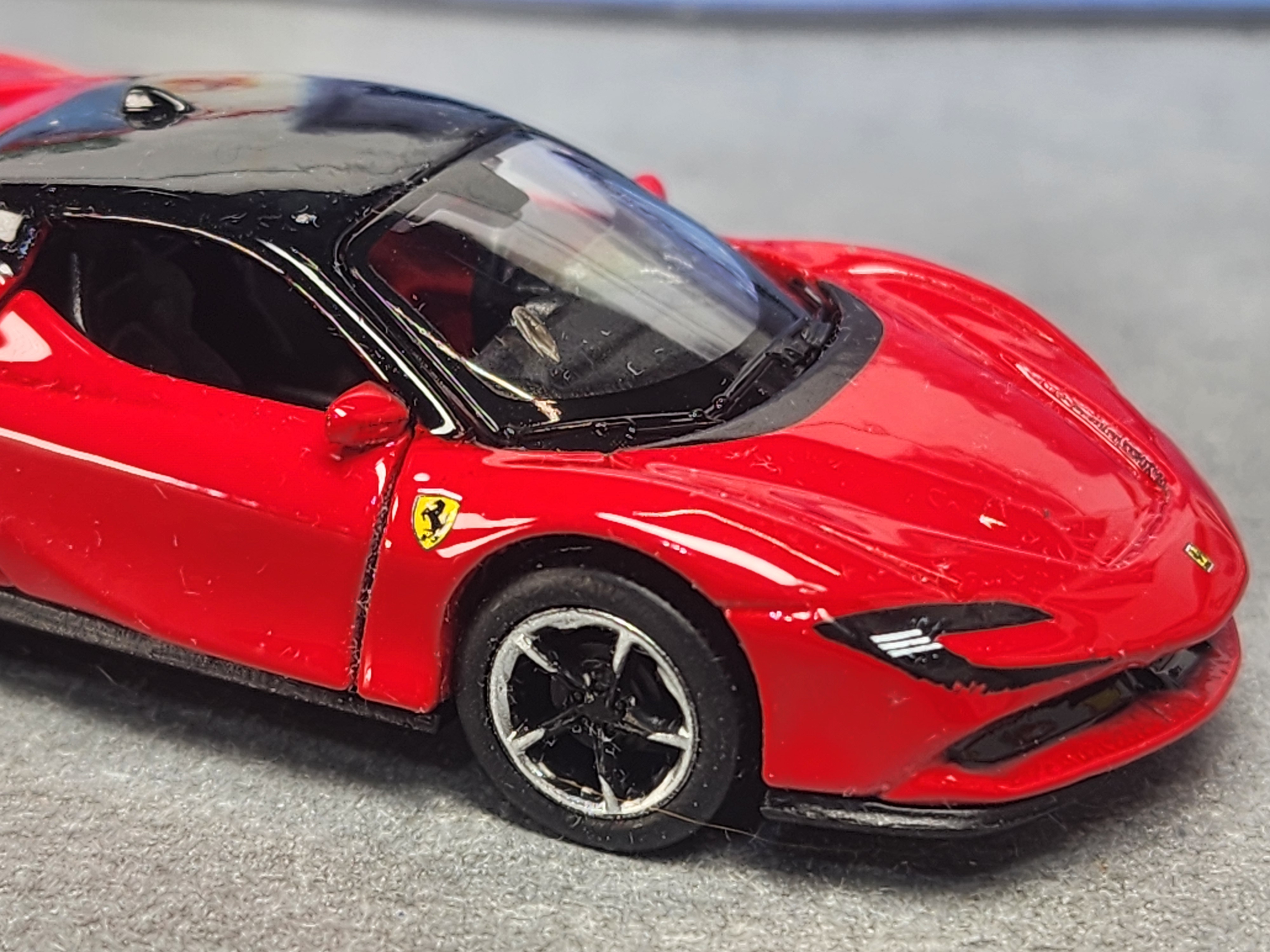 Ferrari SF90 Stradale Keychain, Die Cast 1:64 Scale