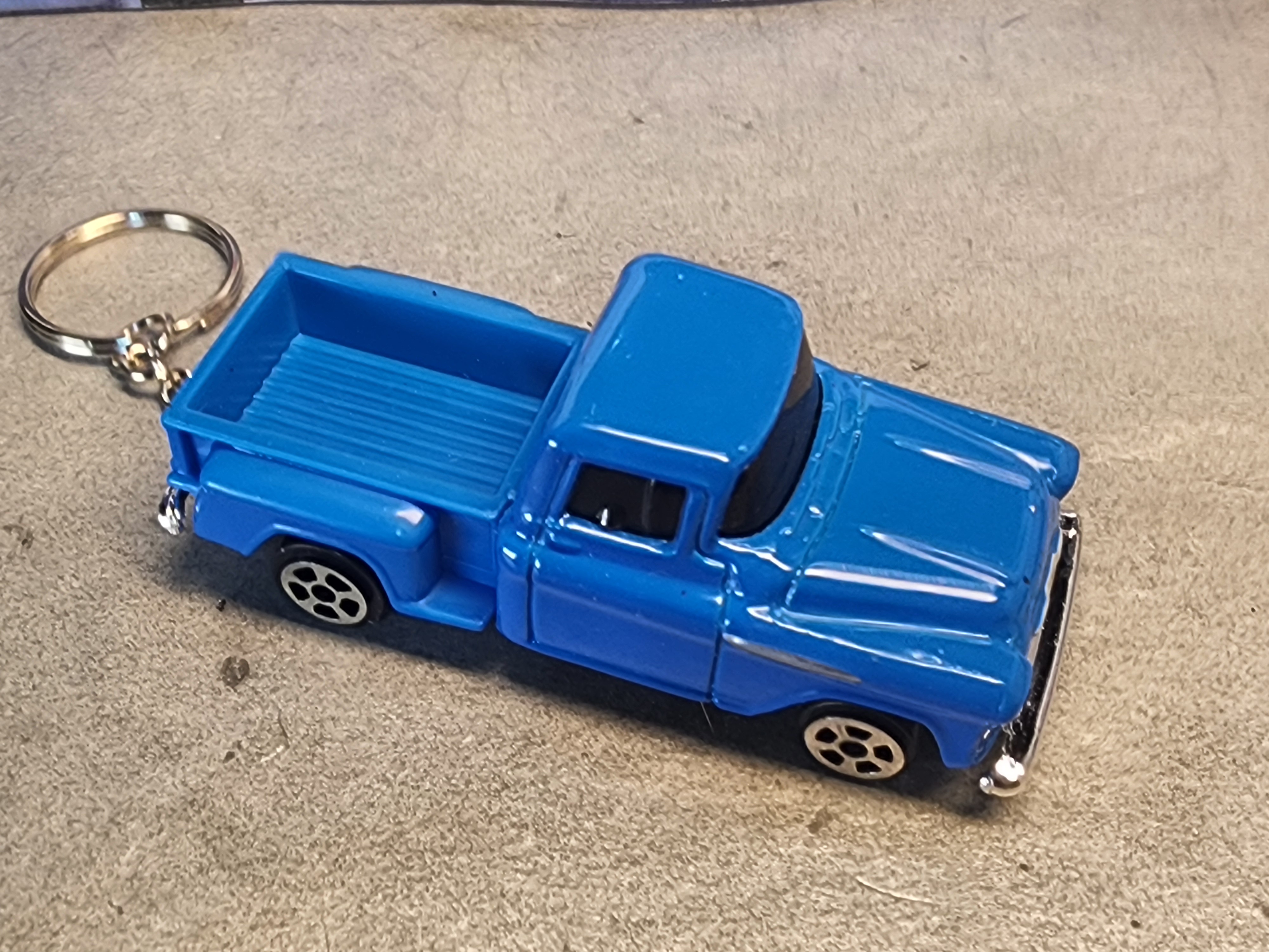 1957 Chevrolet Pickup Keychain, 1:64 Scale Die Cast