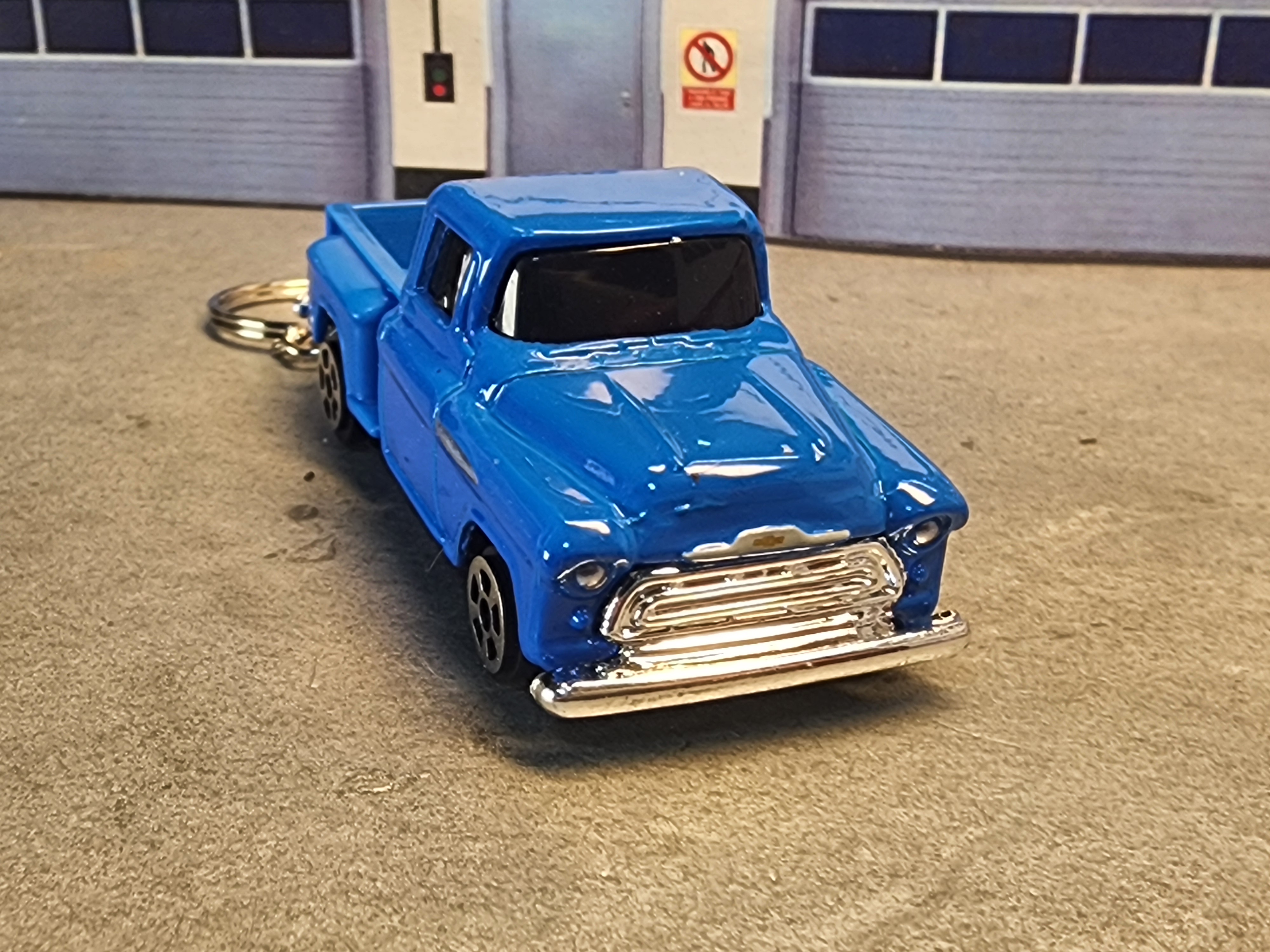 1957 Chevrolet Pickup Keychain, 1:64 Scale Die Cast