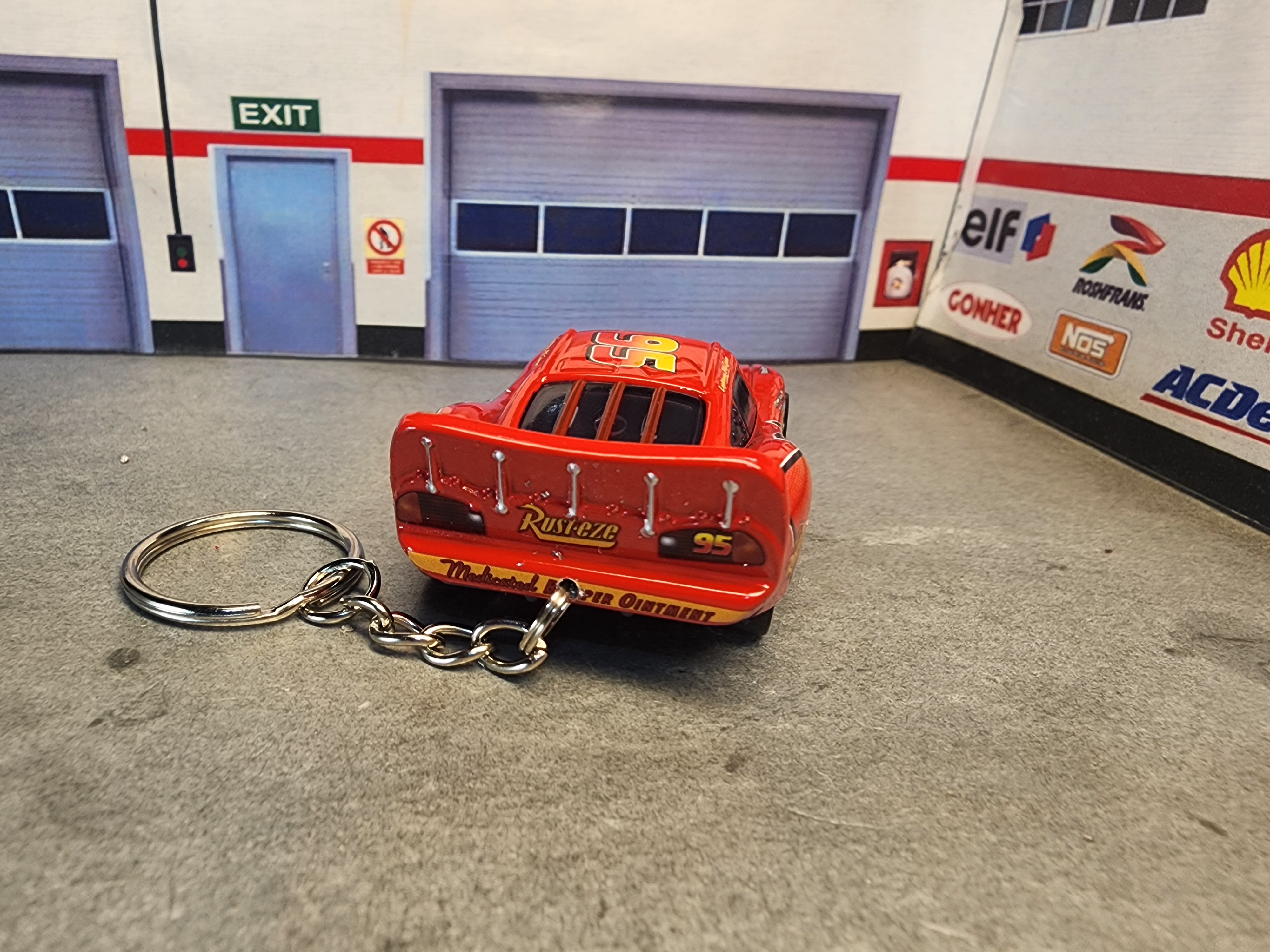 Lightning McQueen Keychain, From the movie Cars