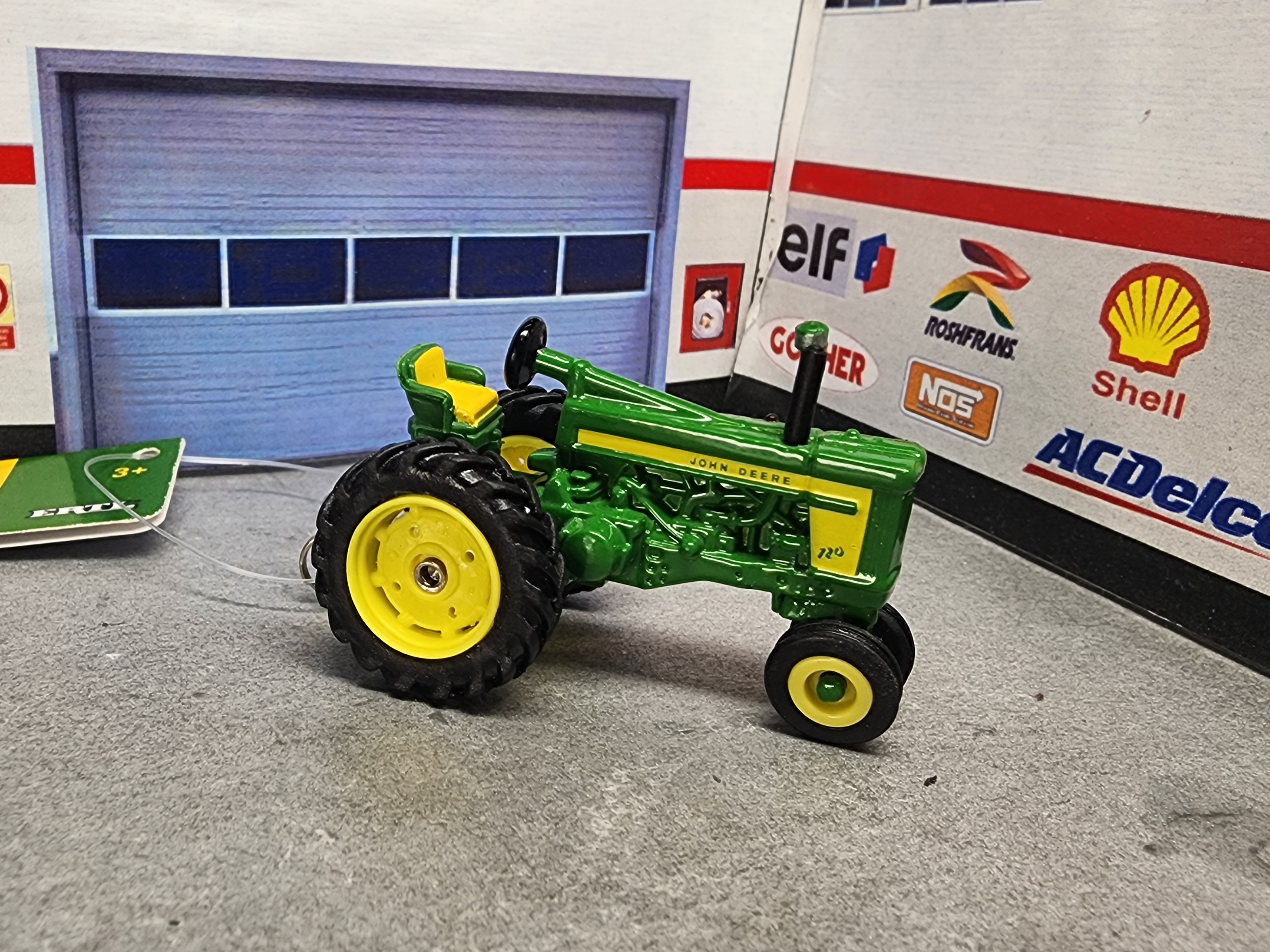 John Deere 720 Tractor Keychain