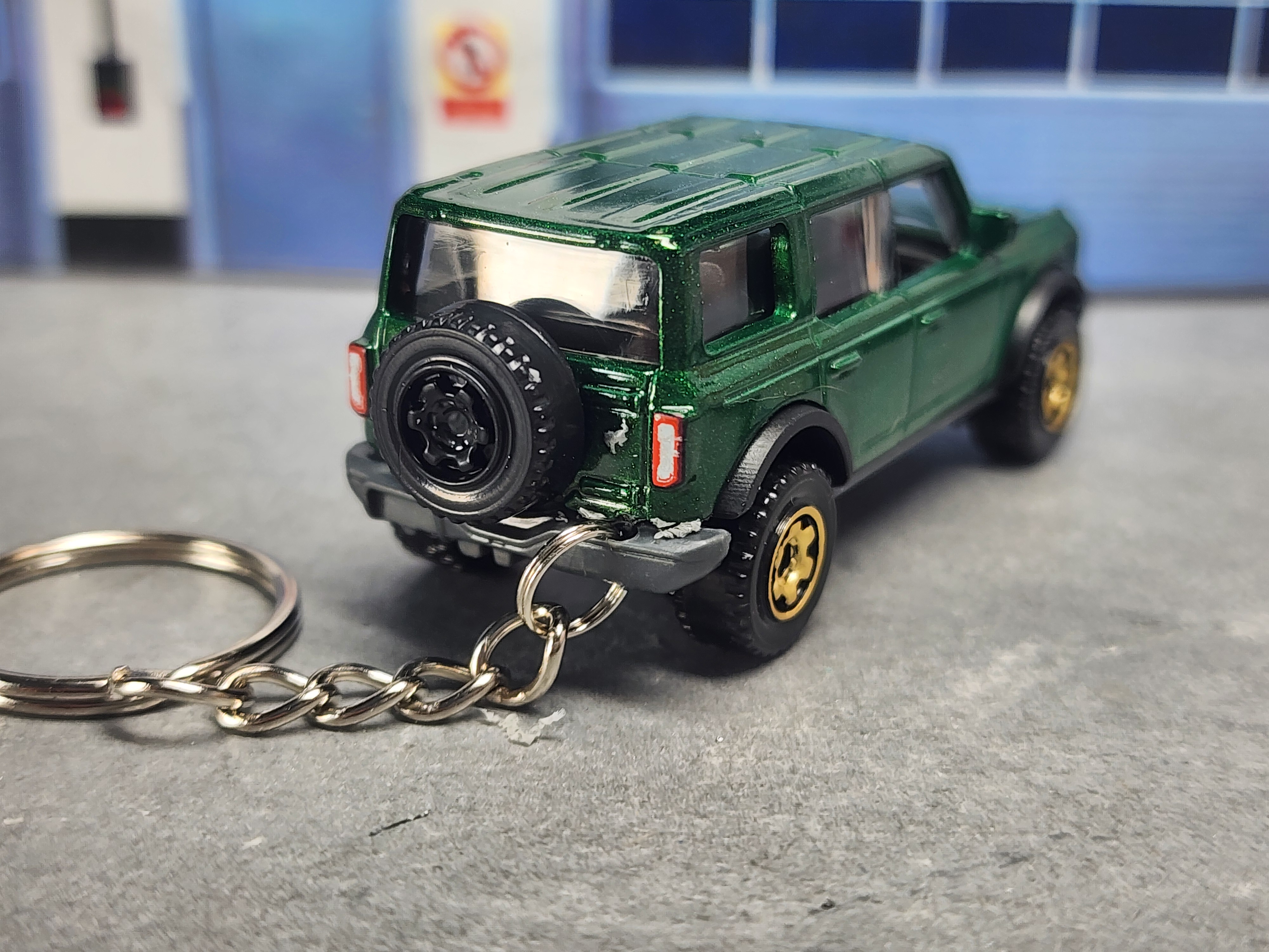 2021 Ford Bronco Keychain, 1:64 Scale Diecast