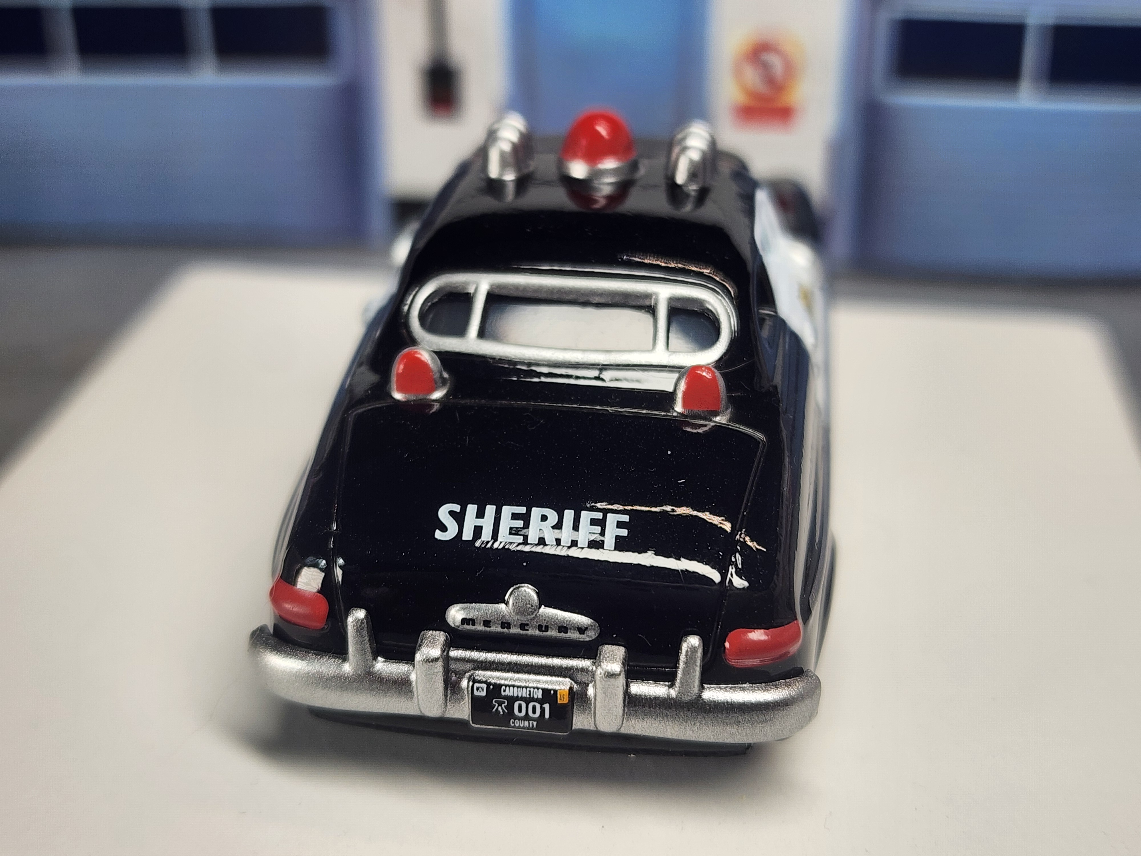 Die-Cast Sheriff Car from the Car's Movie Paperweight