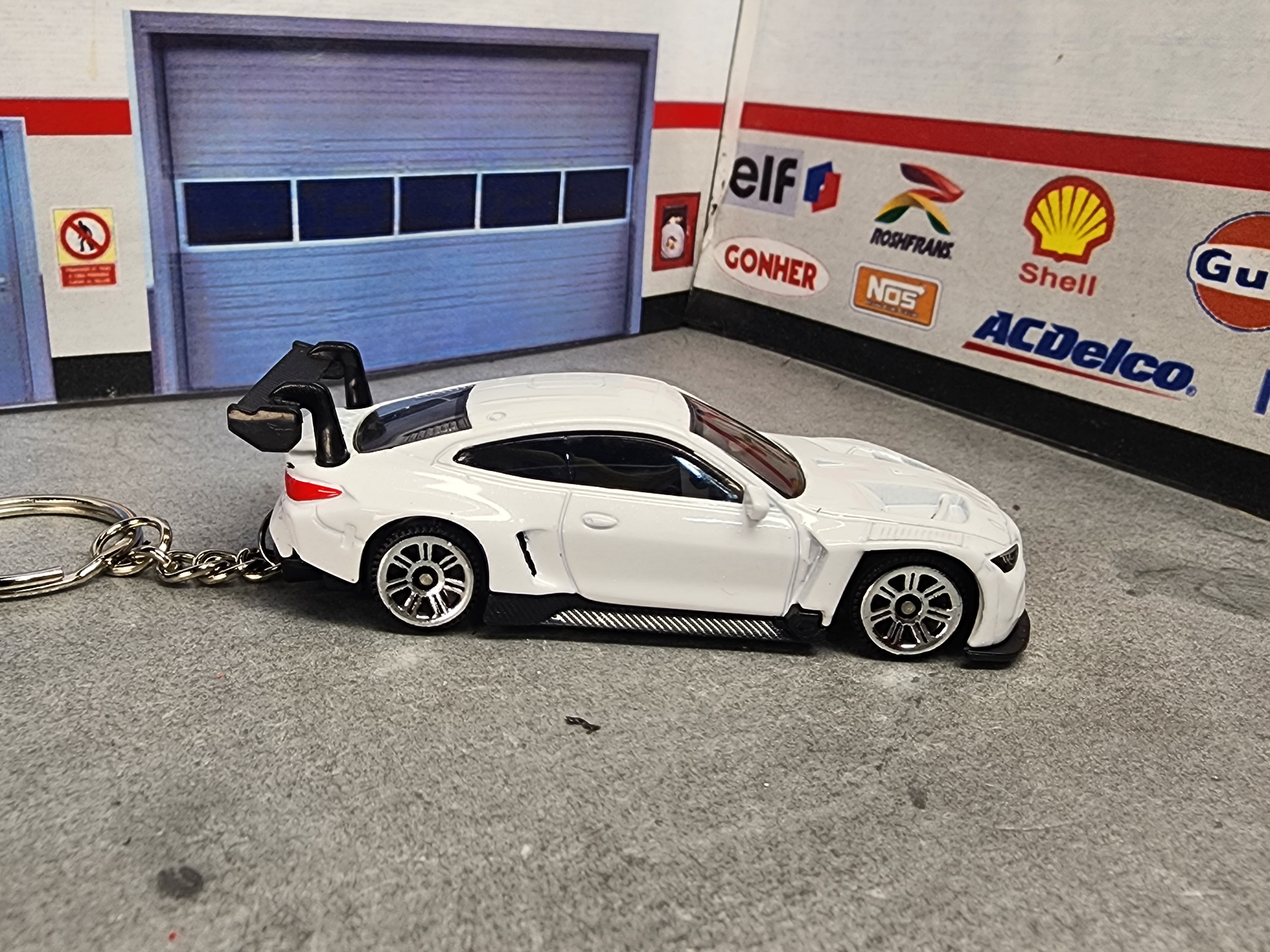 BMW M4 GT3 Diecast Keychain, Collector's Scale Model