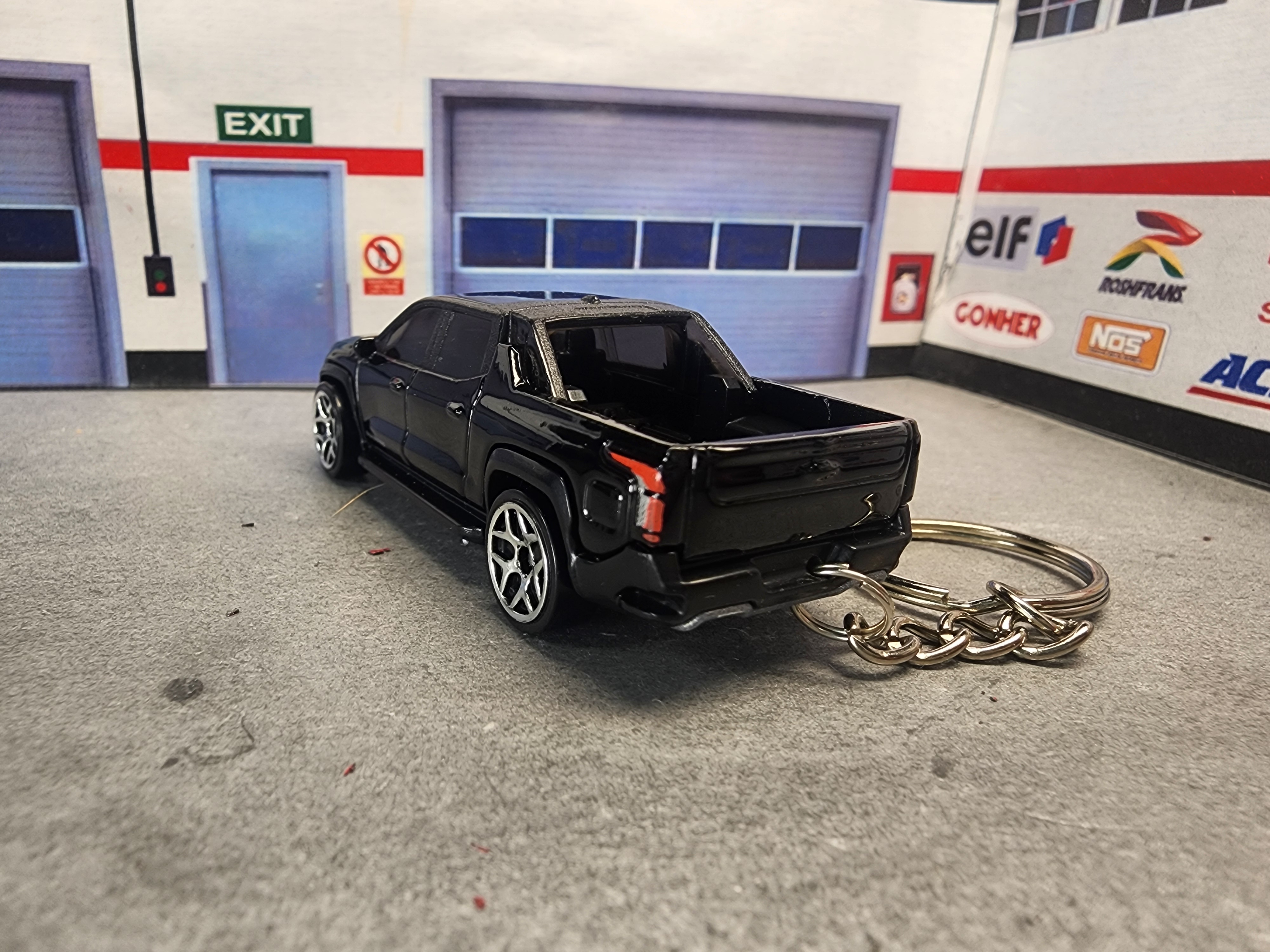 Silverado EV RST Keychain, Electric Silverado Keychain