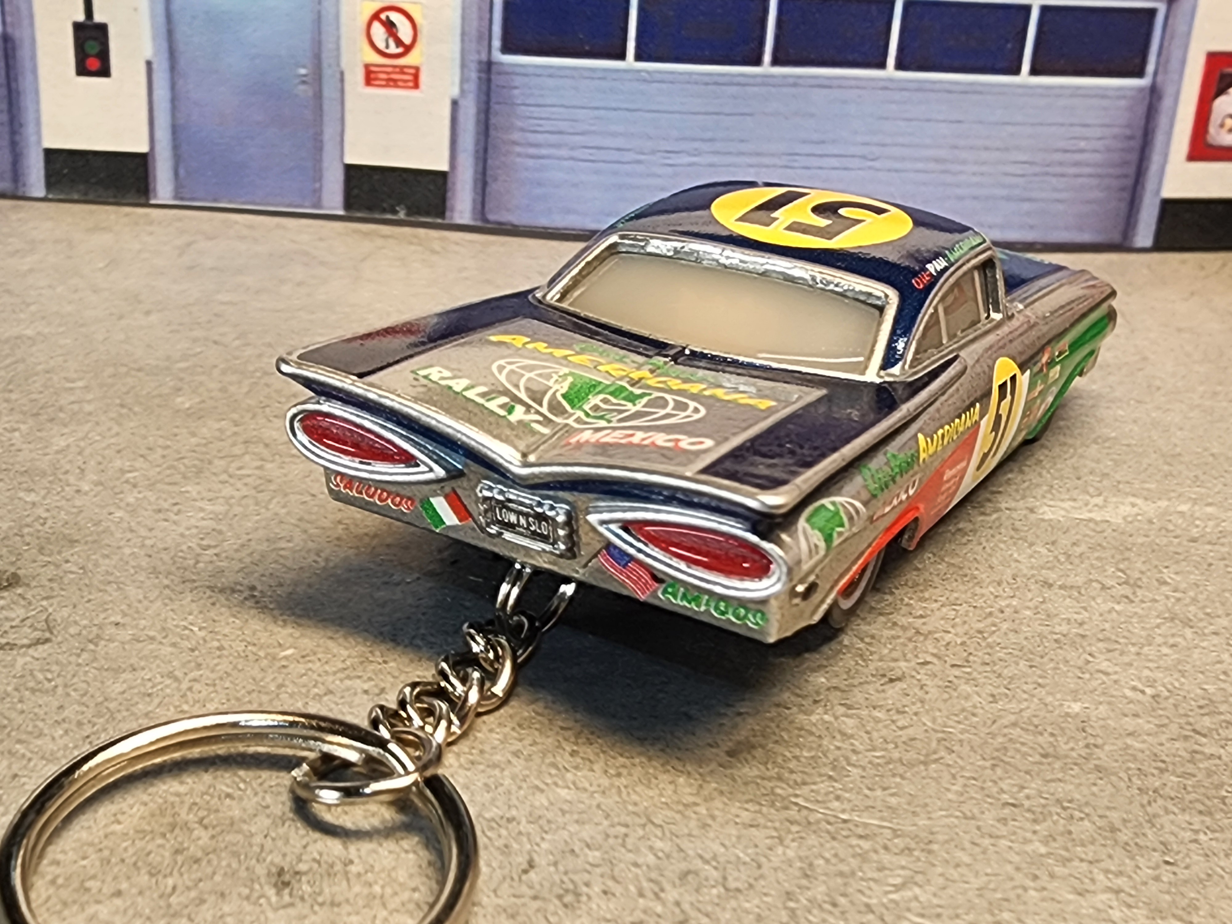 Saludos Amigos Keychain: Pixar Cars Movie 3 Diecast Keychain
