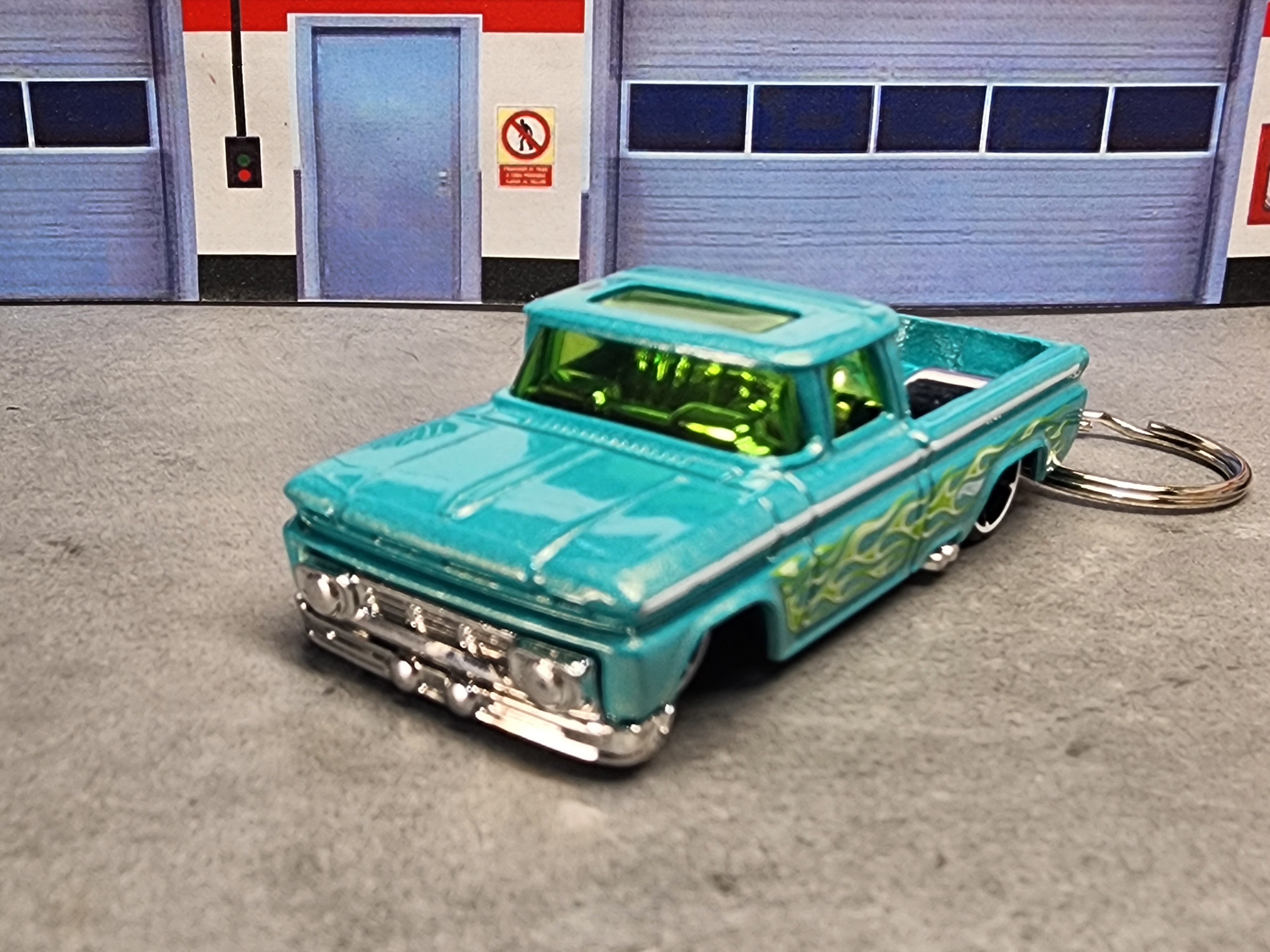 Vintage 1962 Chevy Pickup Truck Keychain