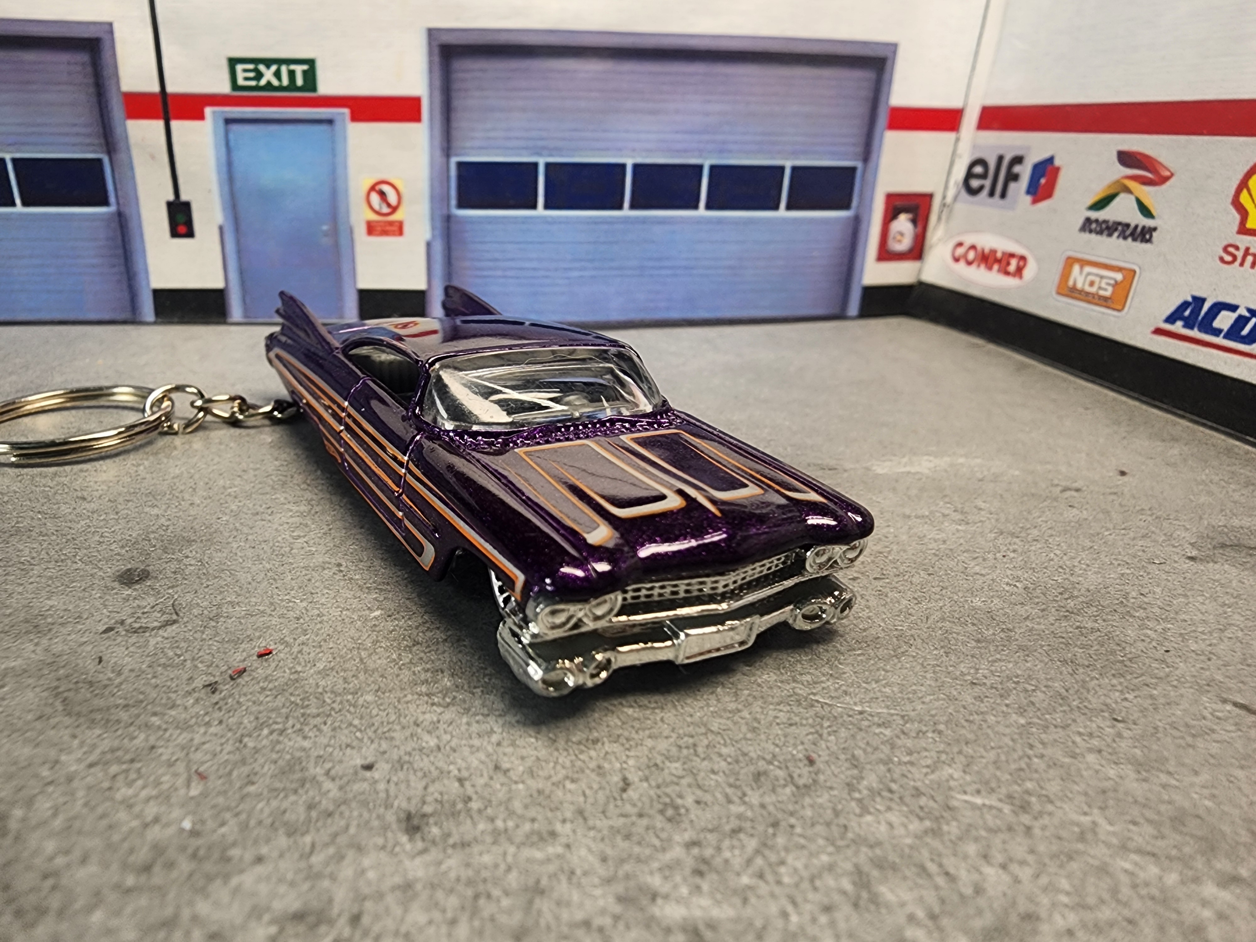 Vintage 59 Cadillac Eldorado Keychain, 1959 Eldorado Keychain