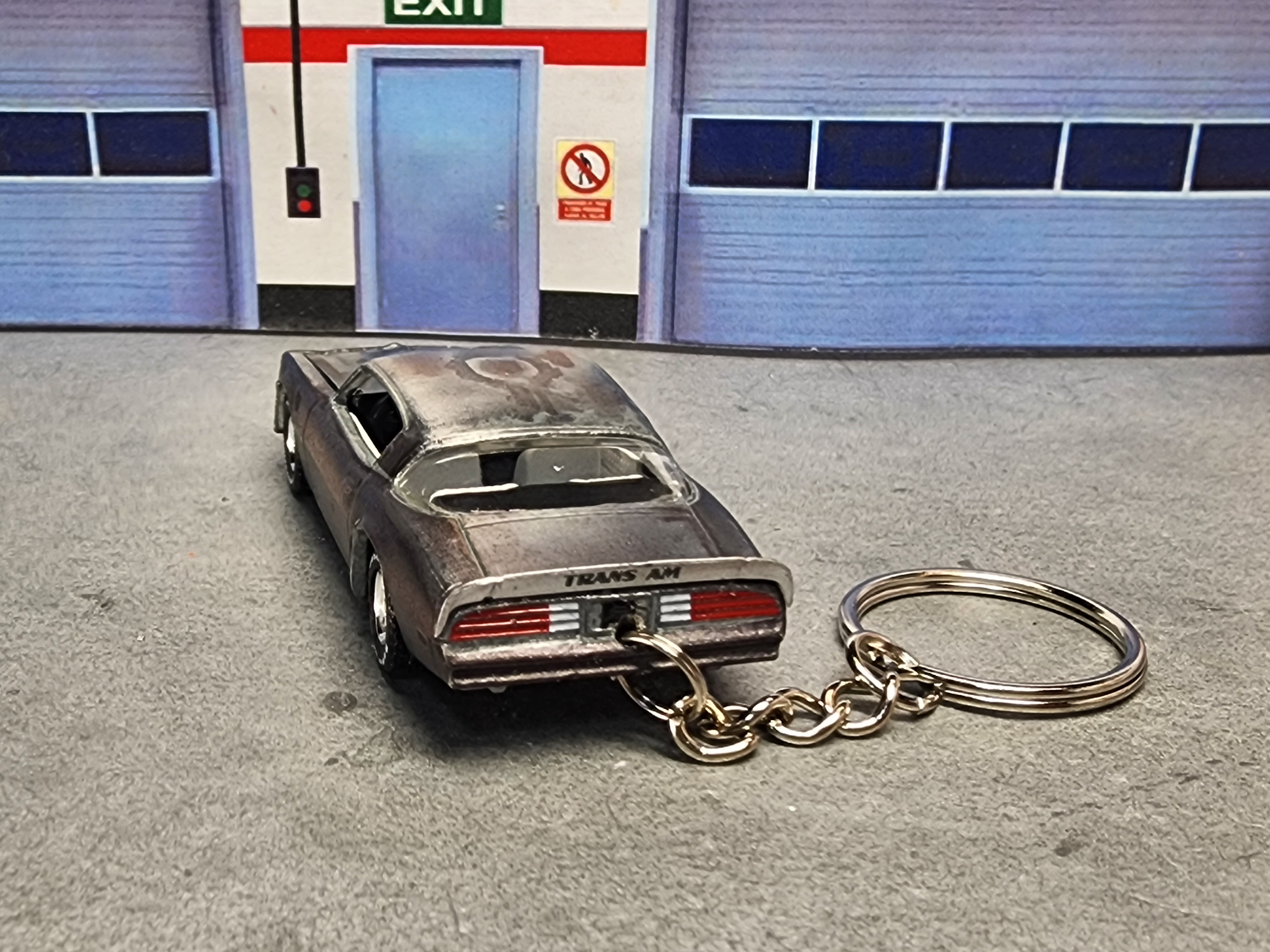 1976 Trans Am Car Keychain, 1:64 Scale Diecast