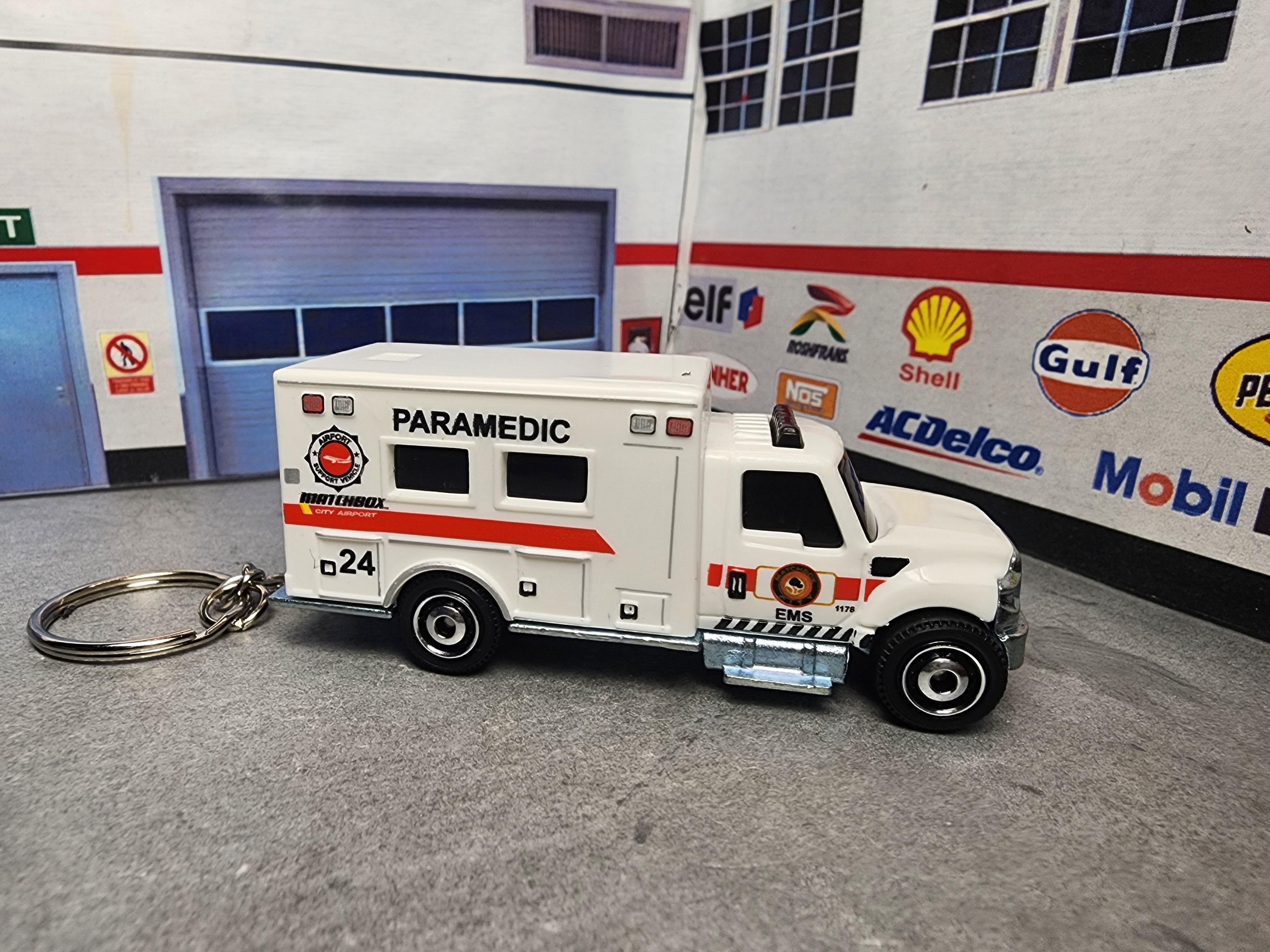 Paramedic Ambulance Keychain, nternational Ambulance Keychain