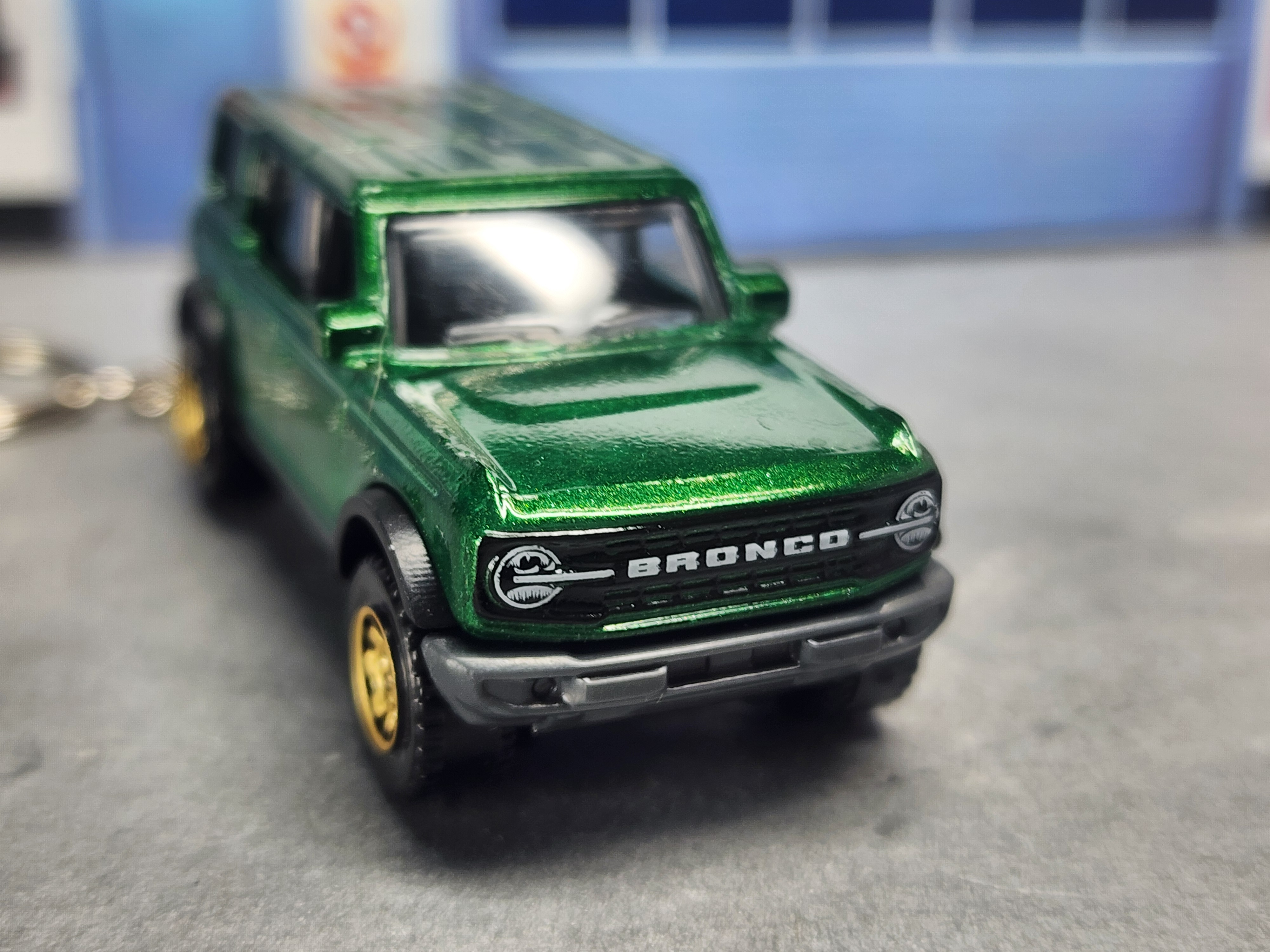 2021 Ford Bronco Keychain, 1:64 Scale Diecast