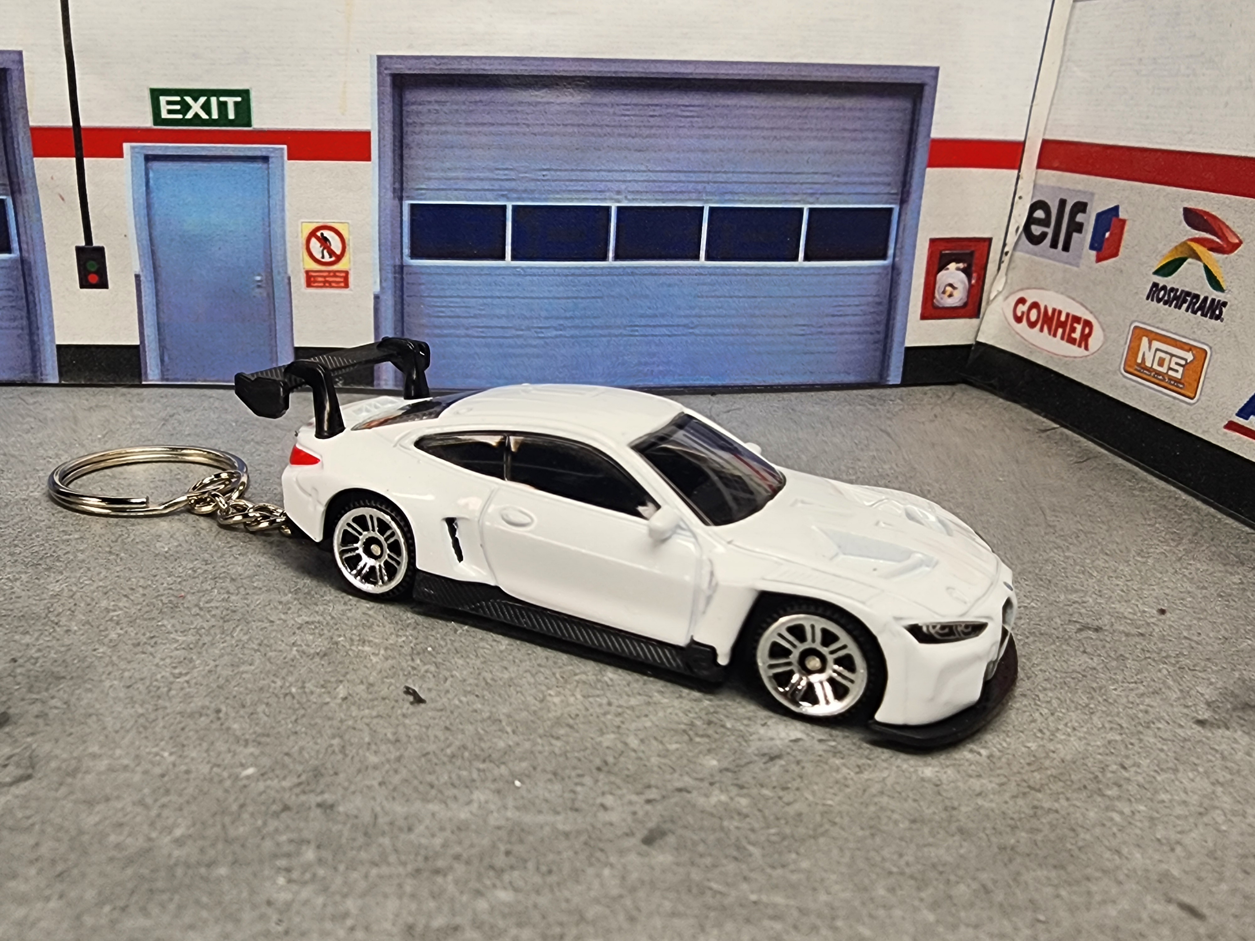 BMW M4 GT3 Diecast Keychain, Collector's Scale Model