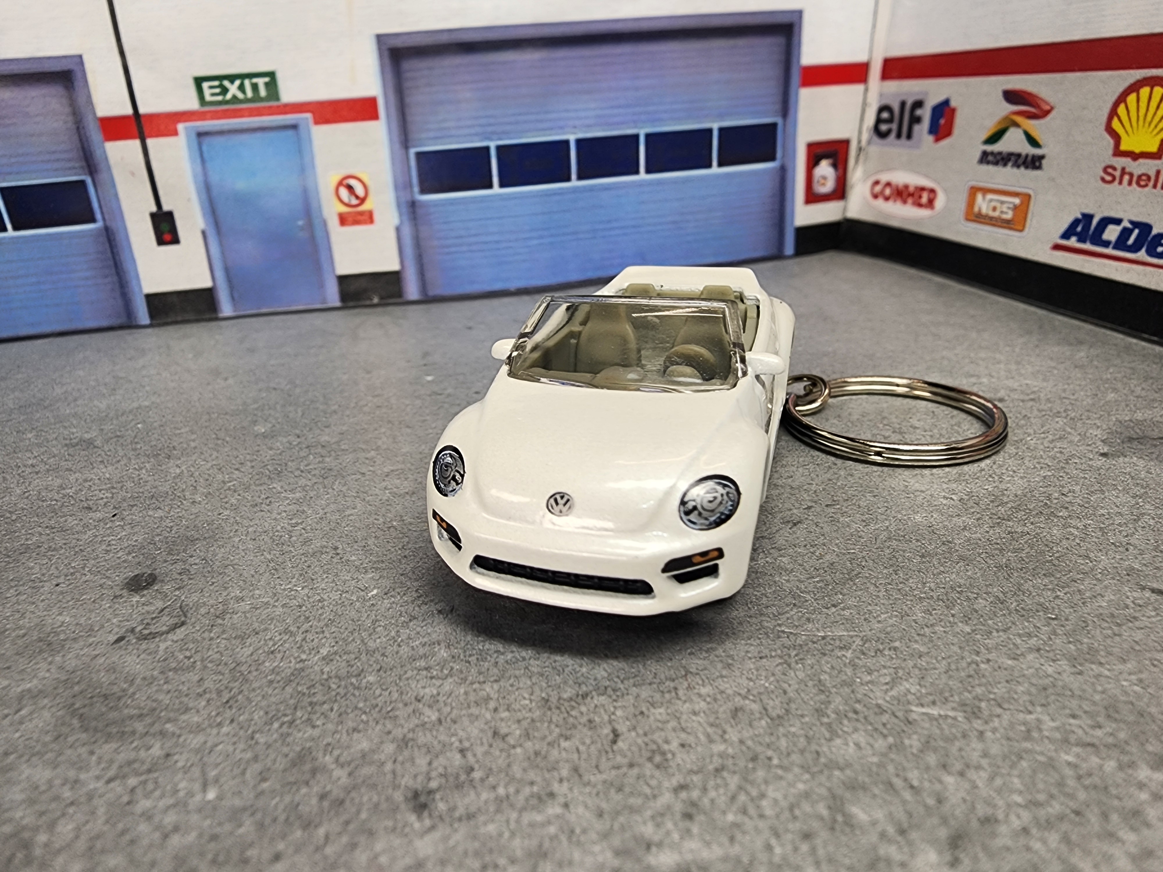 2019 Volkswagen Beetle Convertible Keychain, VW Bug Keychain