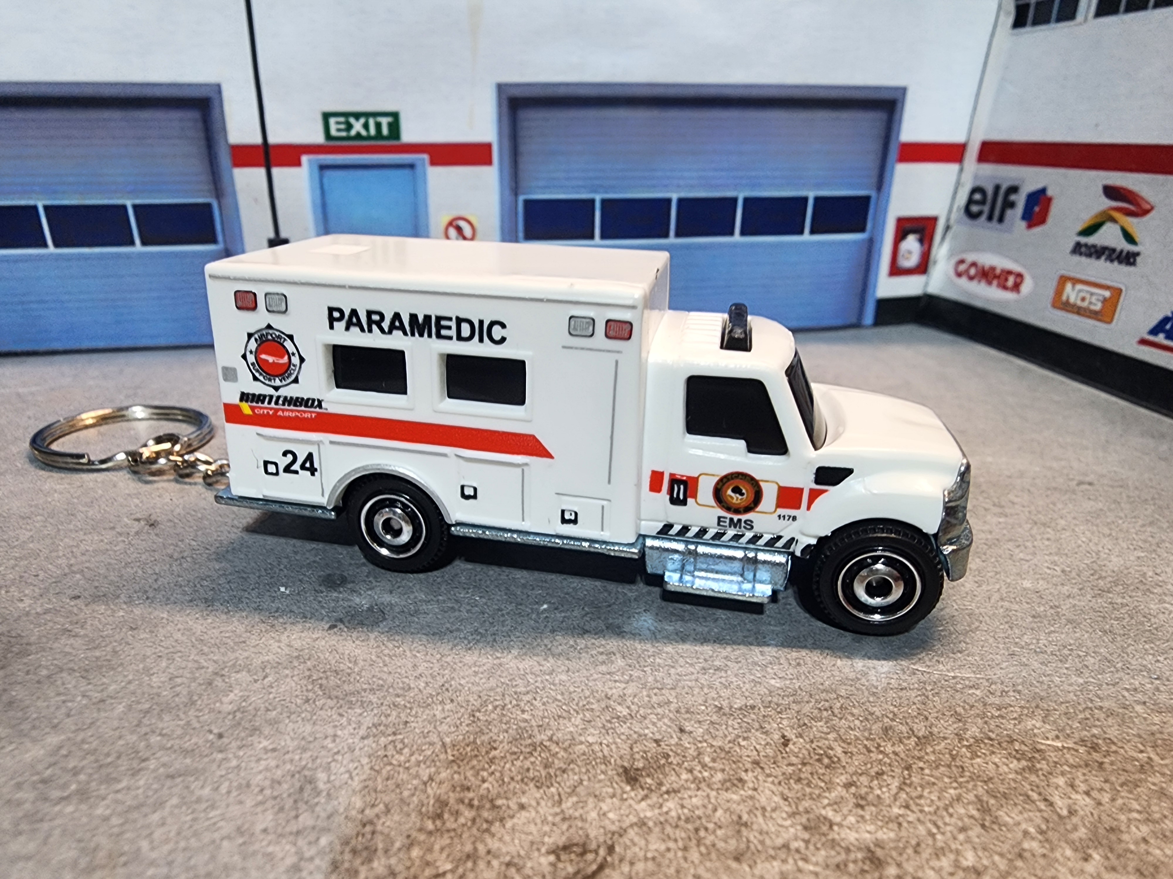 Paramedic Ambulance Keychain, nternational Ambulance Keychain