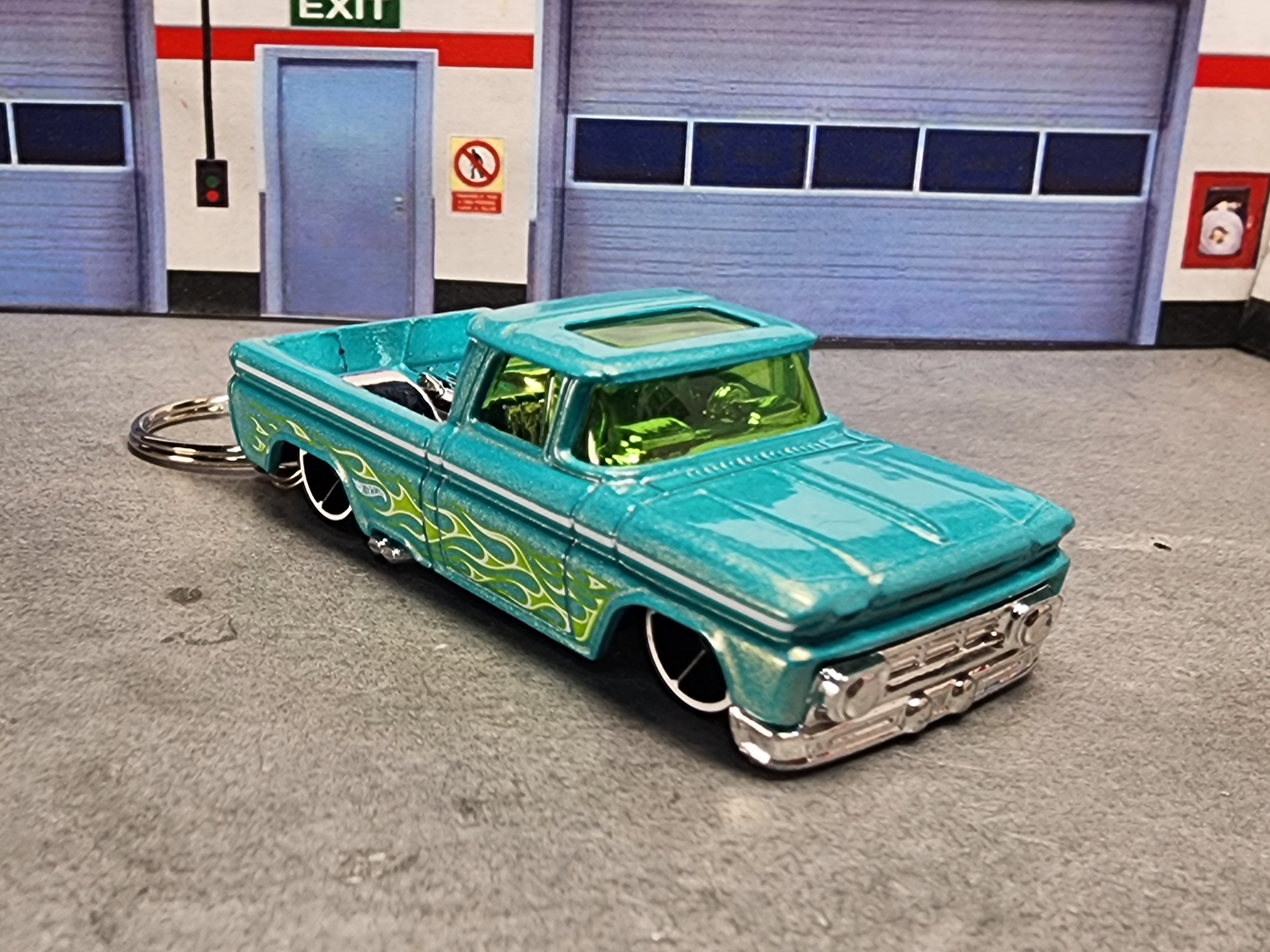 Vintage 1962 Chevy Pickup Truck Keychain