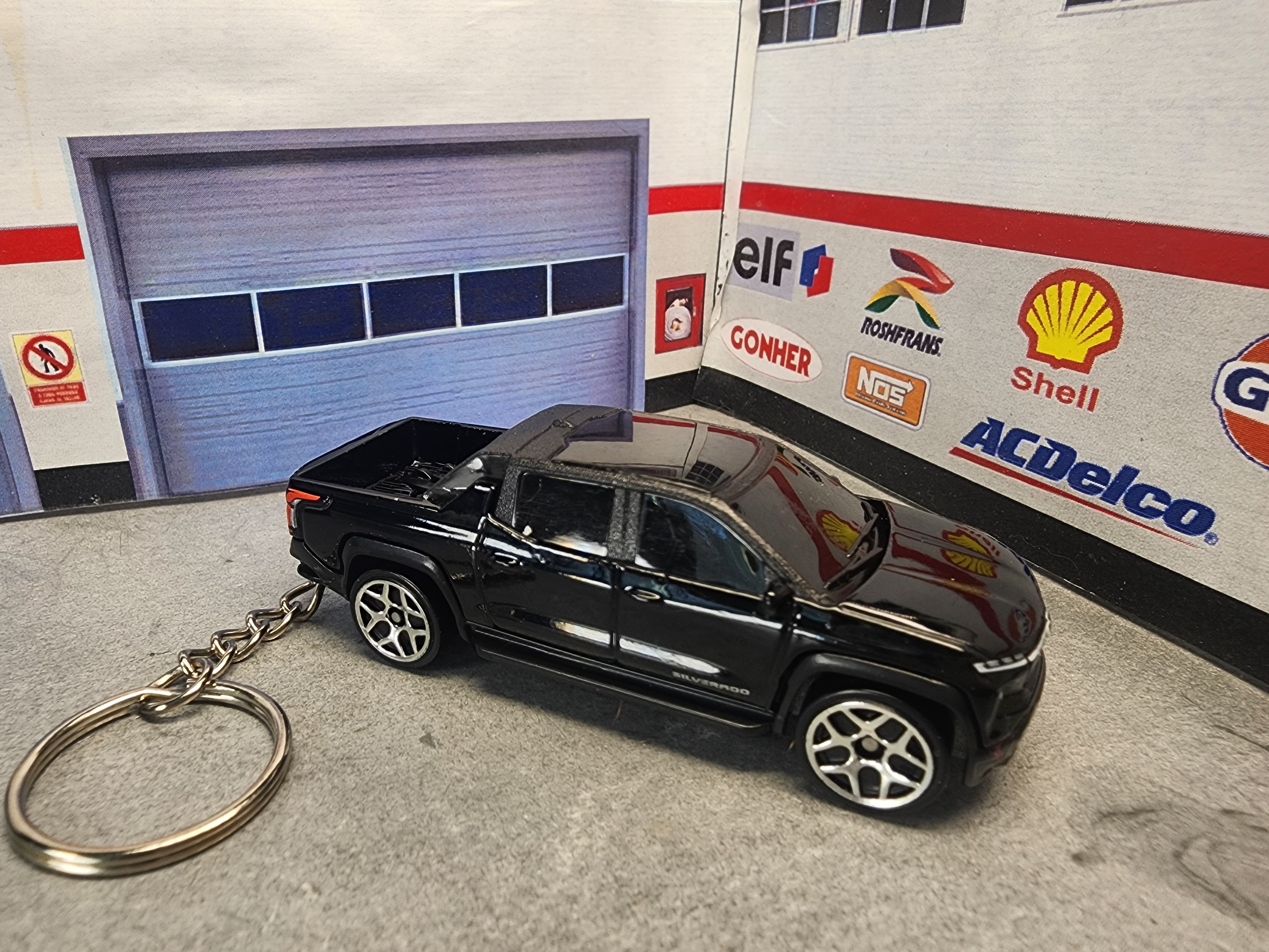 Silverado EV RST Keychain, Electric Silverado Keychain