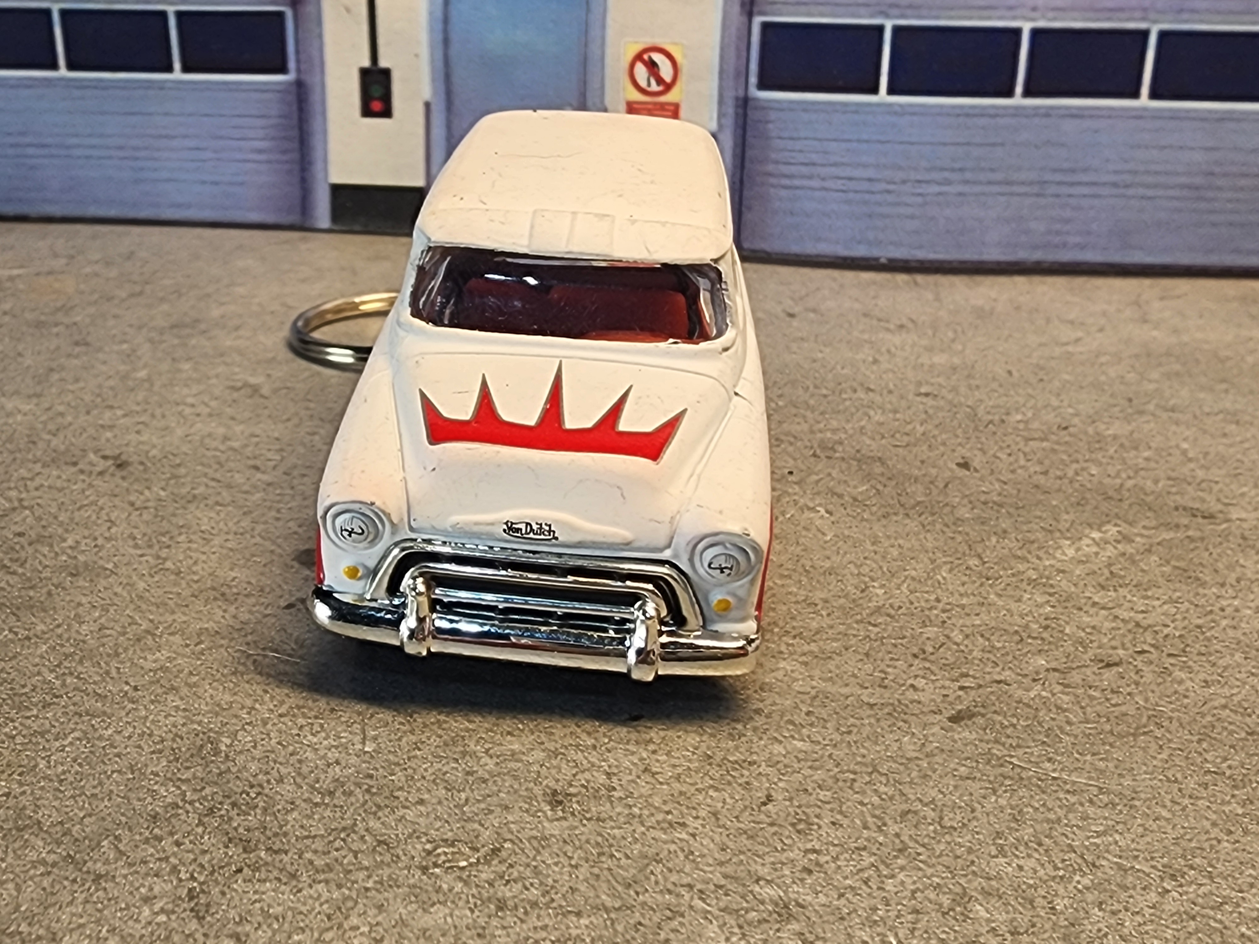 Von Dutch Van Keychain, 1957 Chevy Suburban Keychain, 1:64 Scale Die Cast