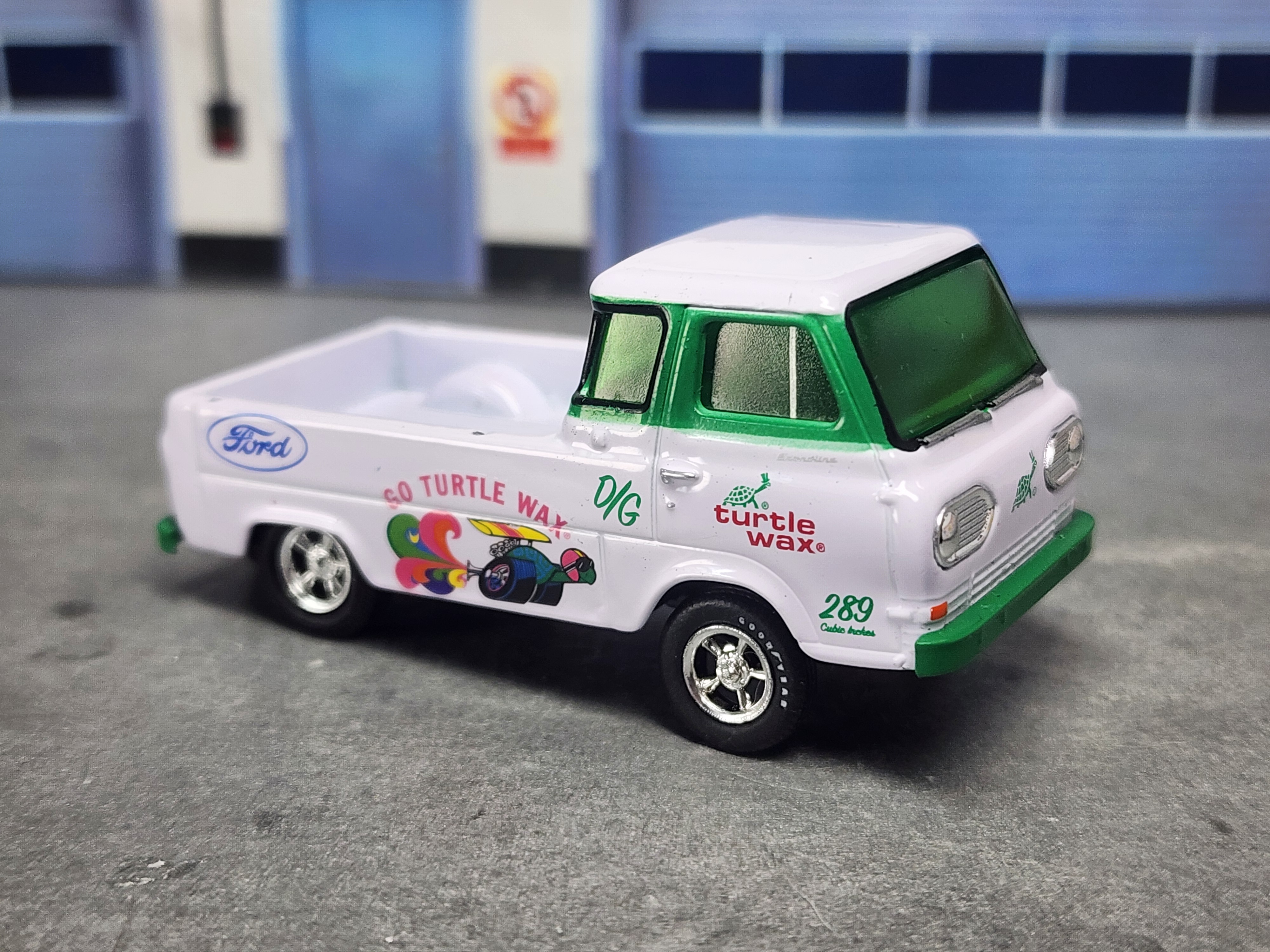 1965 Ford  Econoline Truck Keychain, 1:64 Scale Diecast