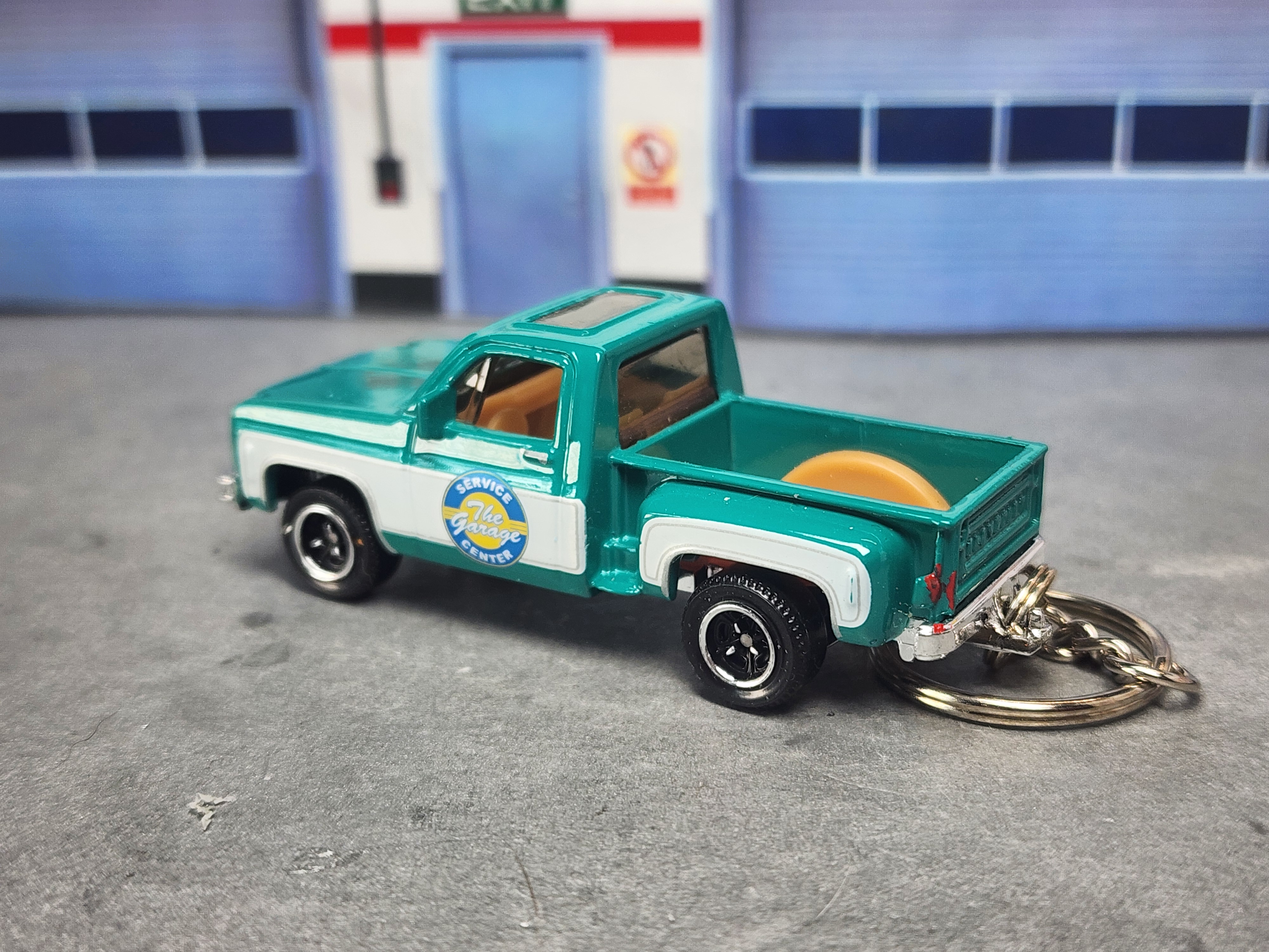 Vintage 1975 Chevy Pickup Truck Keychain