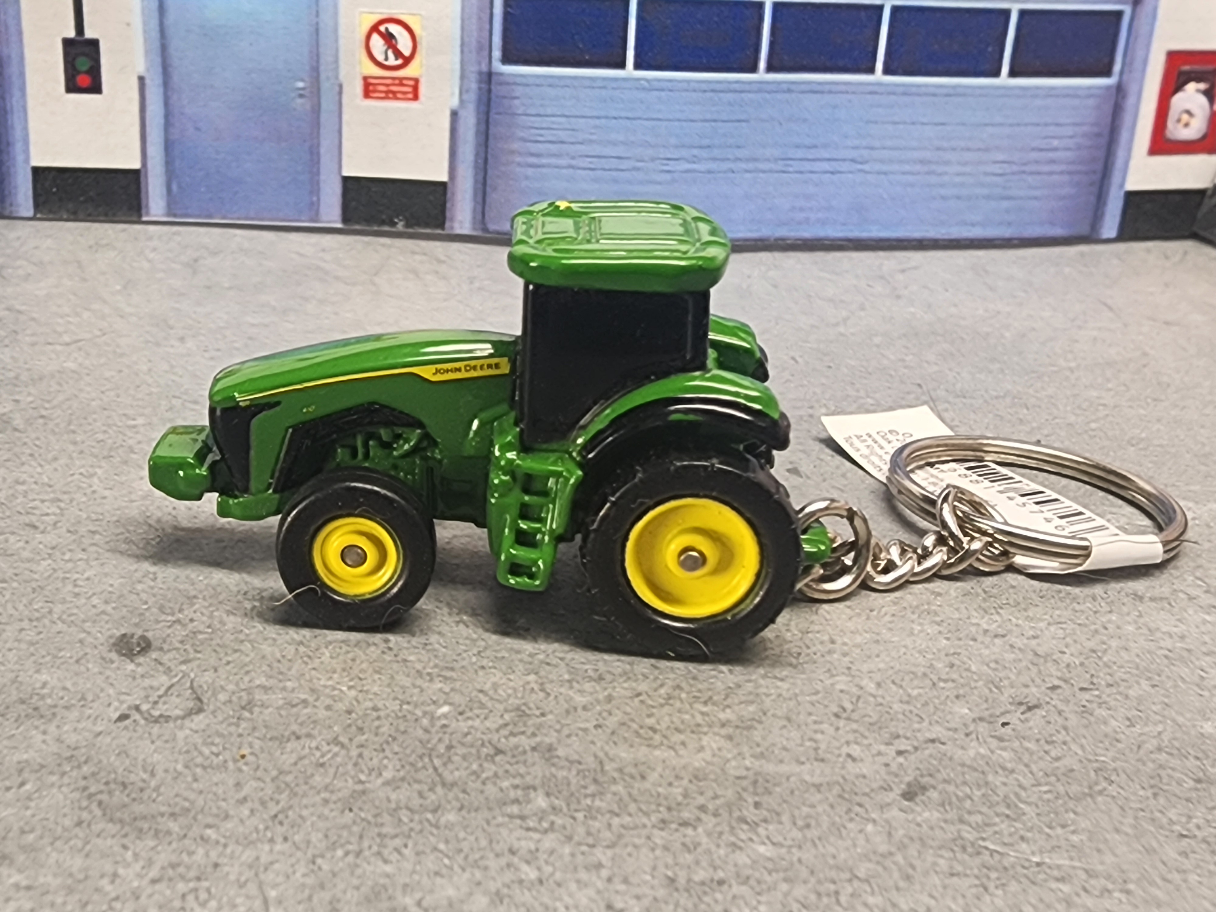 Mini John DeereTractor Keychain