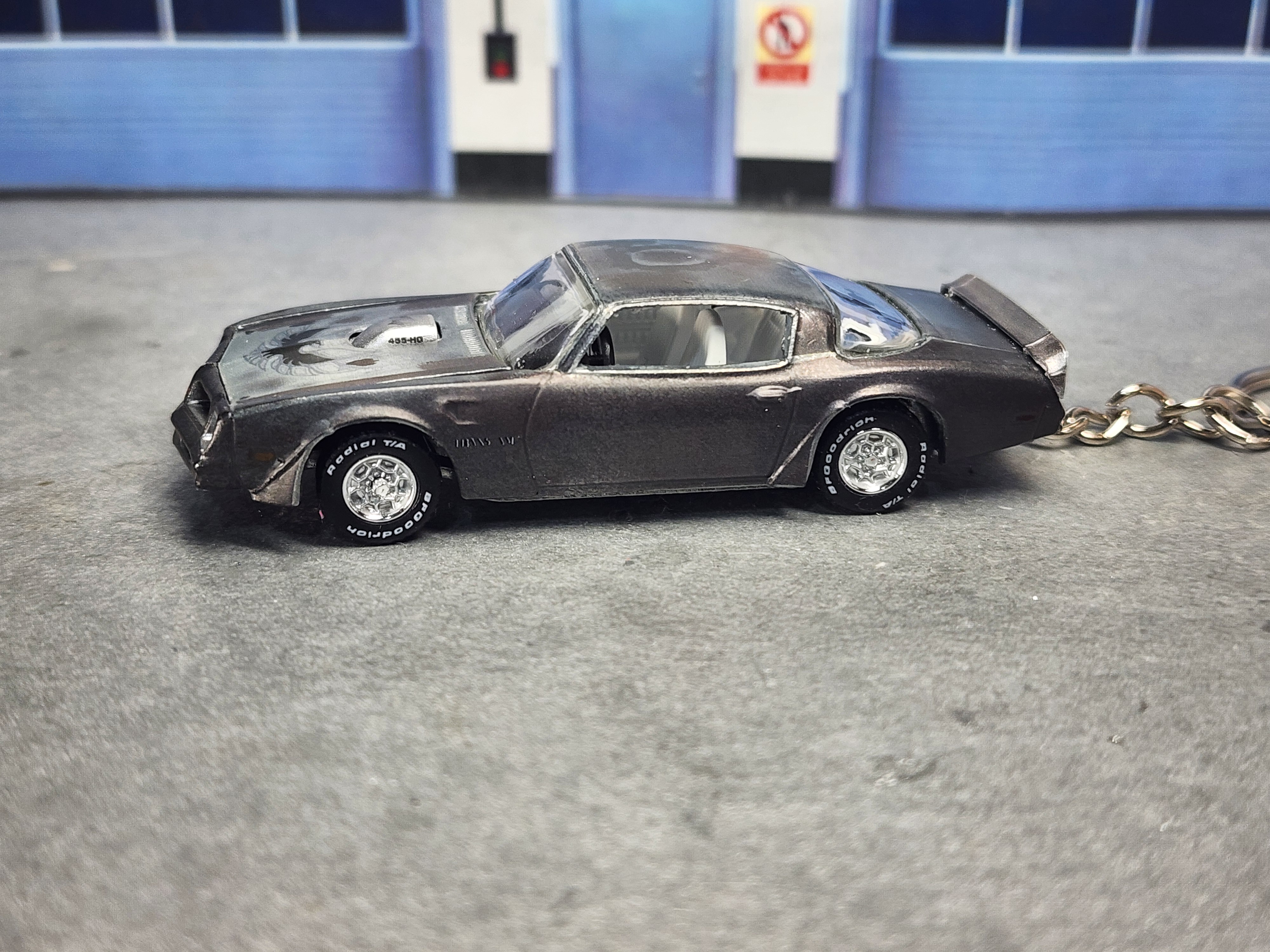 1976 Trans Am Car Keychain, 1:64 Scale Diecast