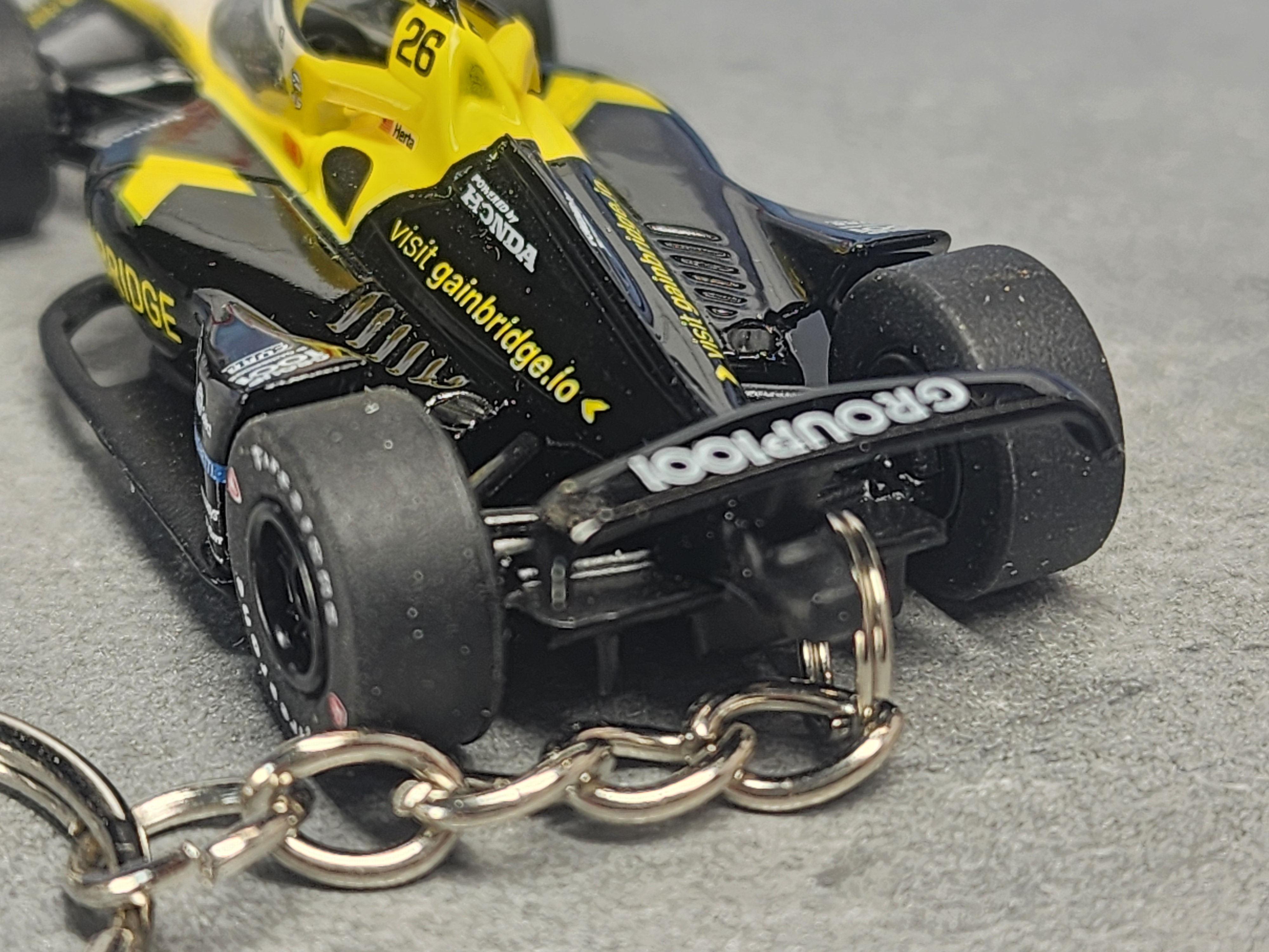 Team Andretti 2024 #26 IndyCar Model Keychain