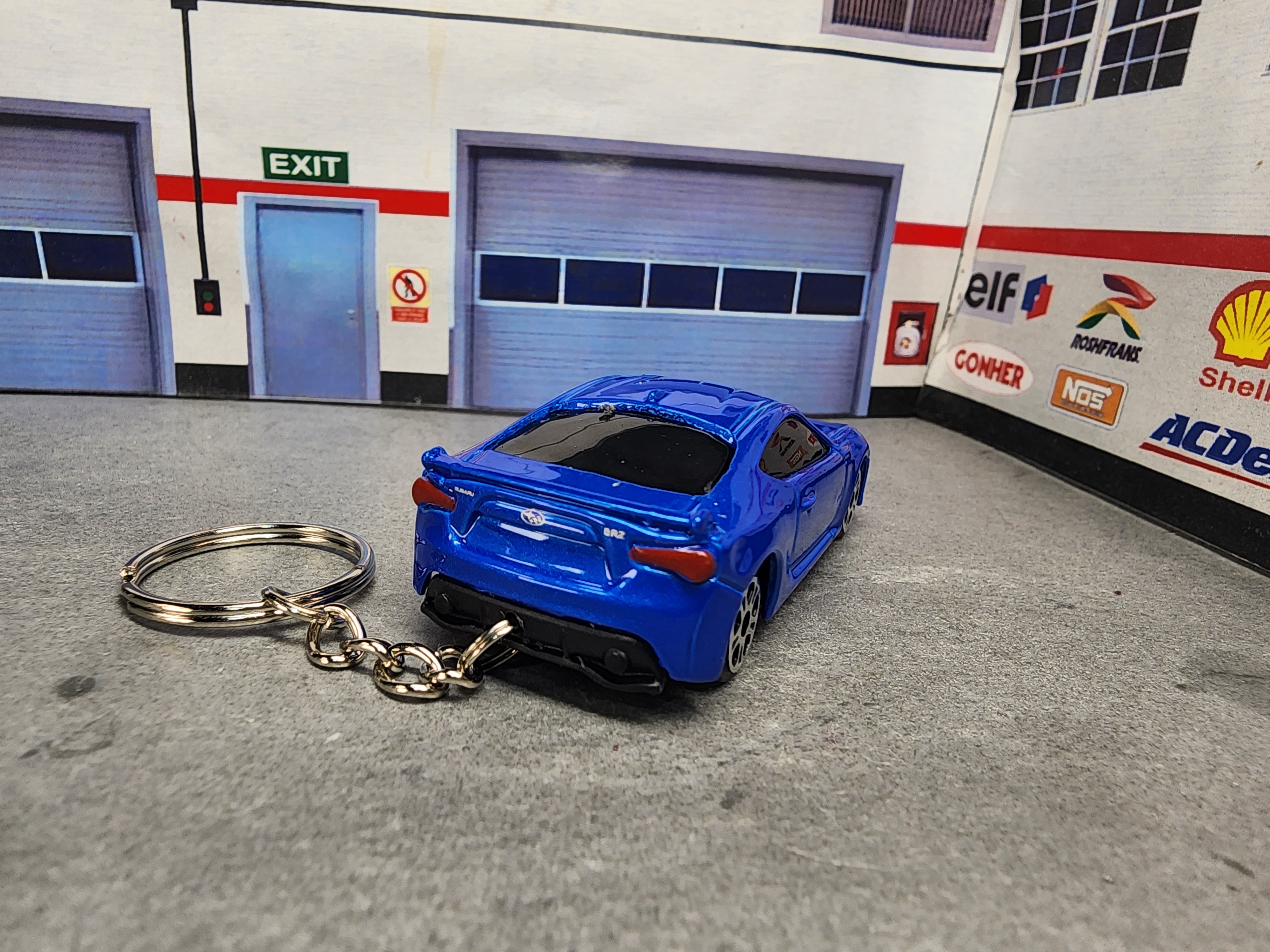 2019 Subaru BRZ Keychain, Diecast 1:64 Scale 