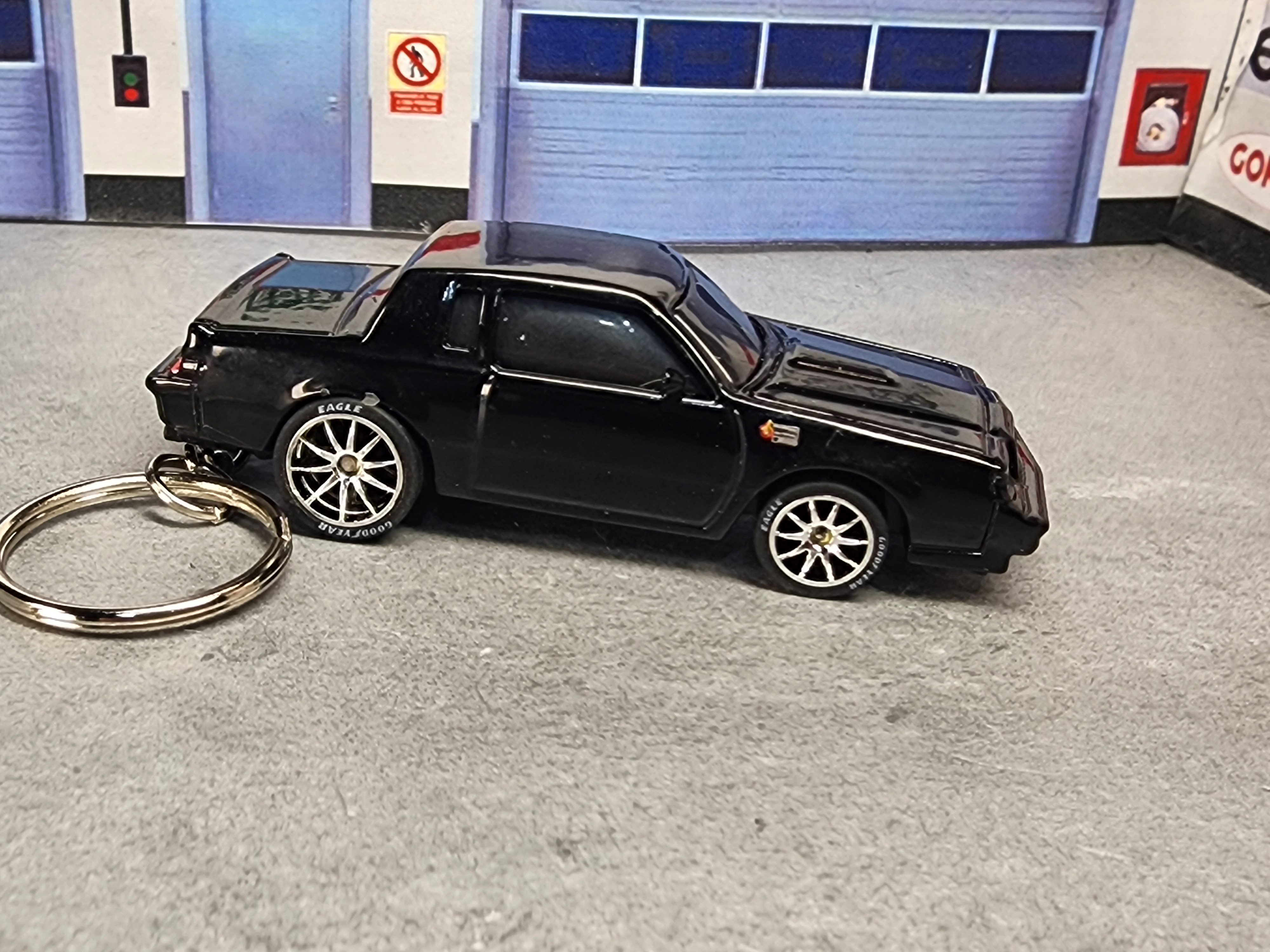 1987 Buick Grand National GNX Keychain, Diecast 1:64 Scale