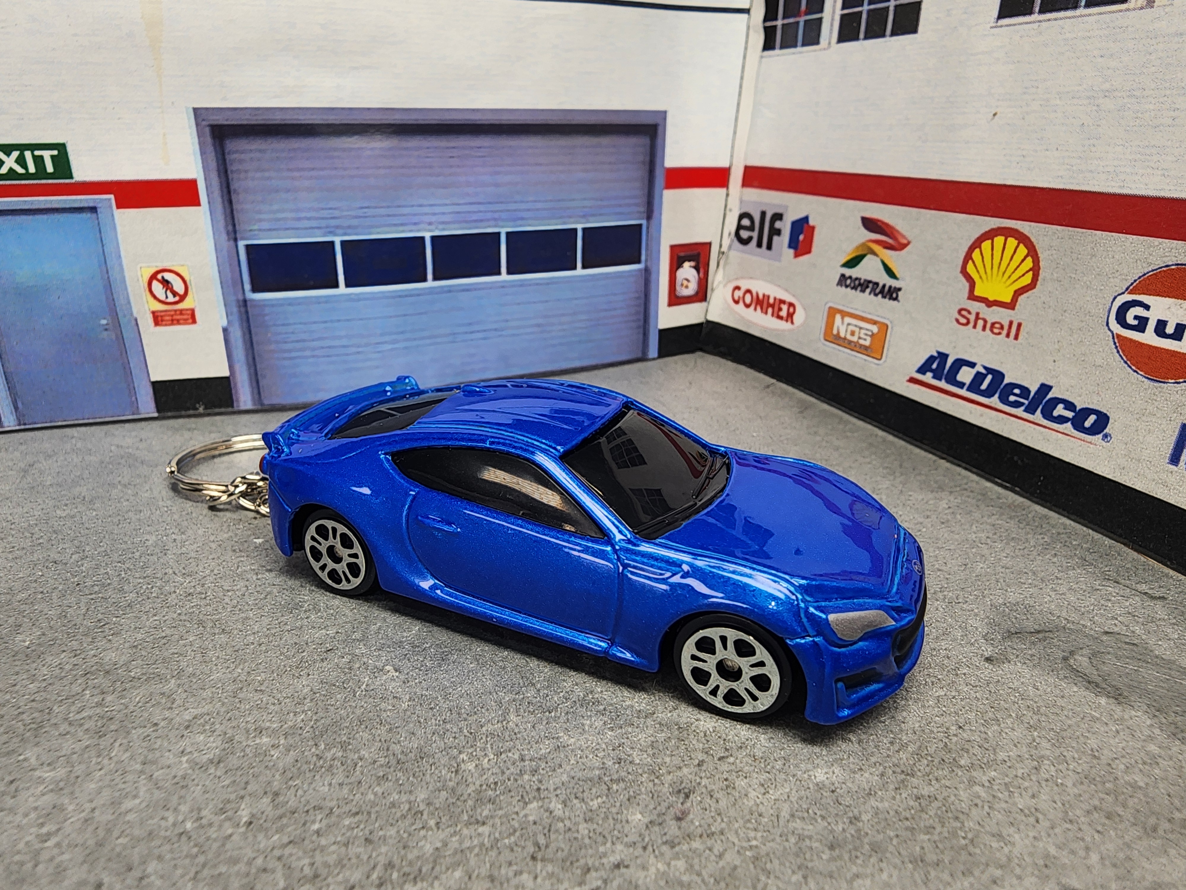2019 Subaru BRZ Keychain, Diecast 1:64 Scale 