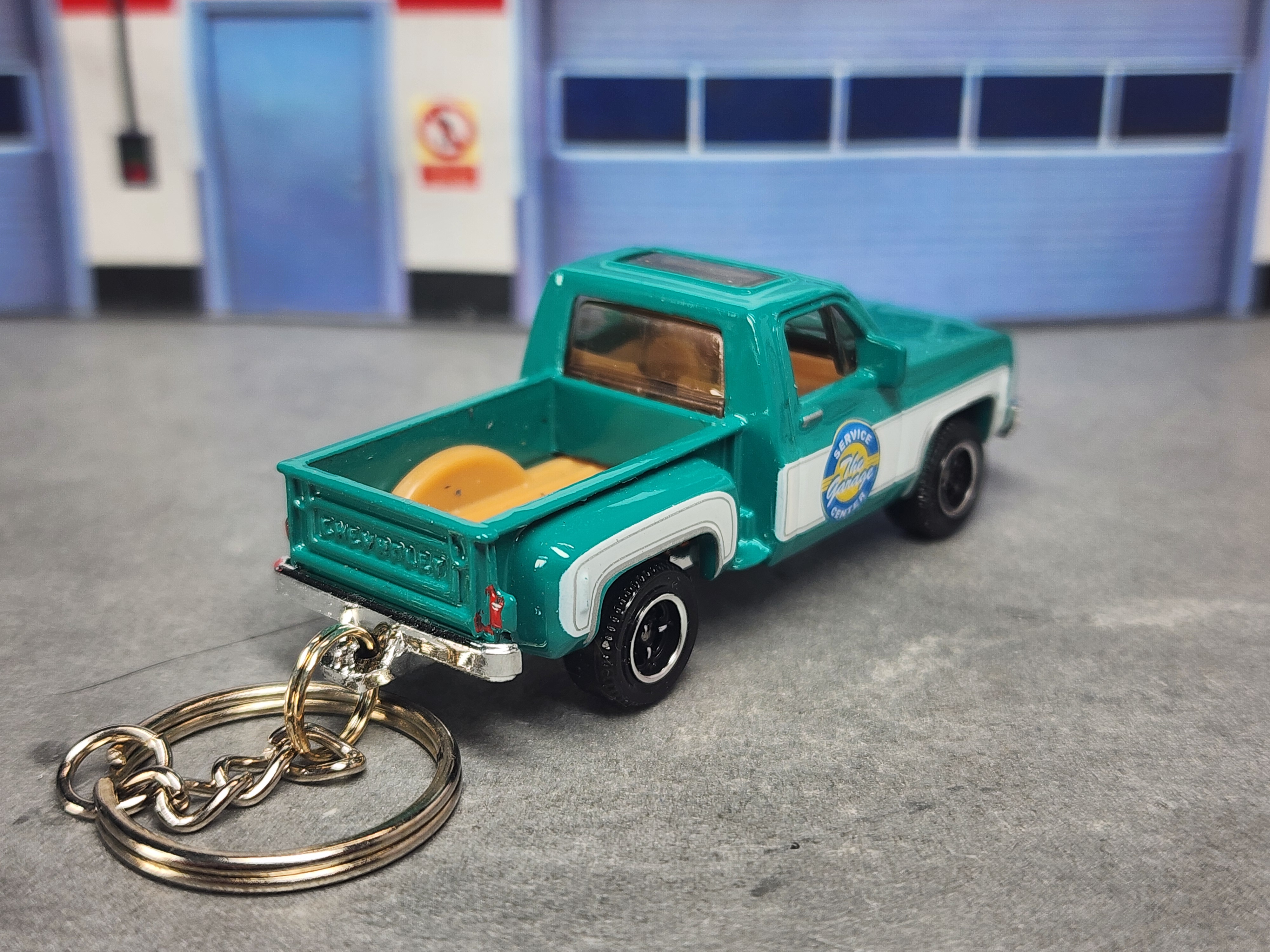 Vintage 1975 Chevy Pickup Truck Keychain