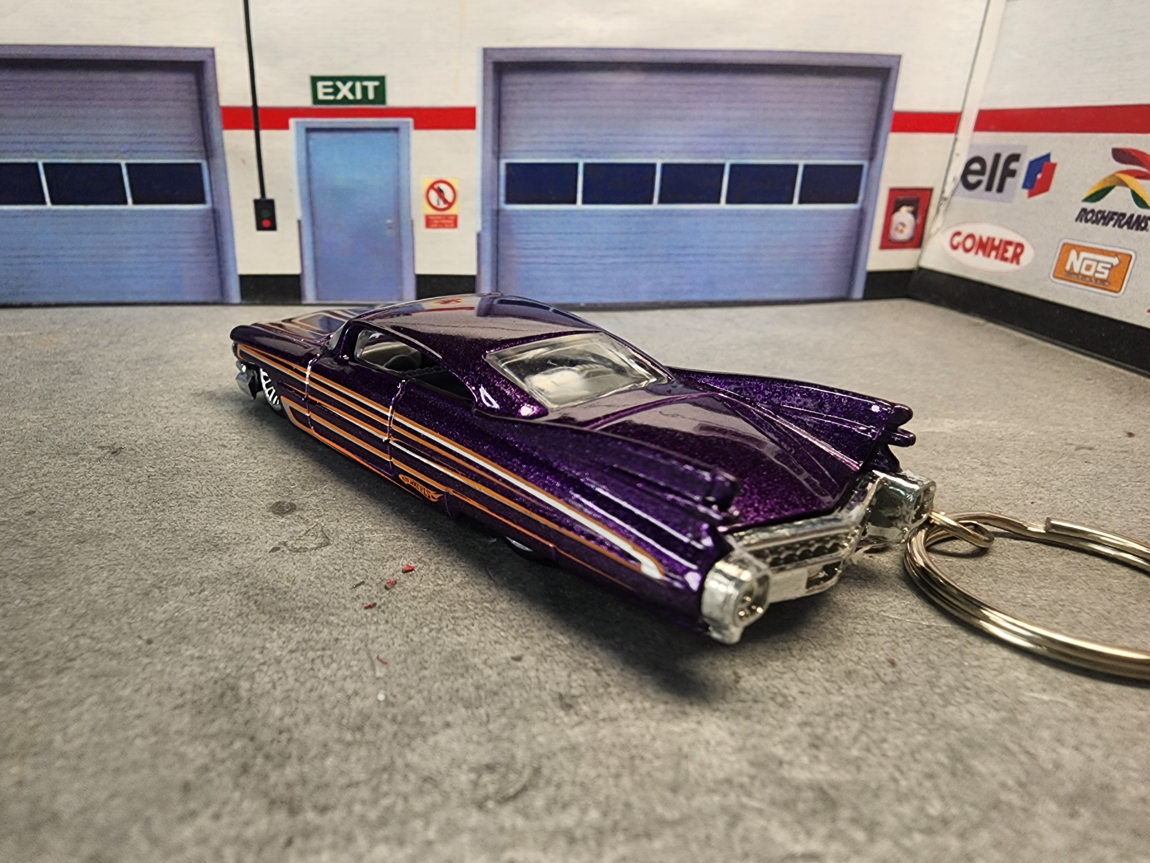 Vintage 59 Cadillac Eldorado Keychain, 1959 Eldorado Keychain