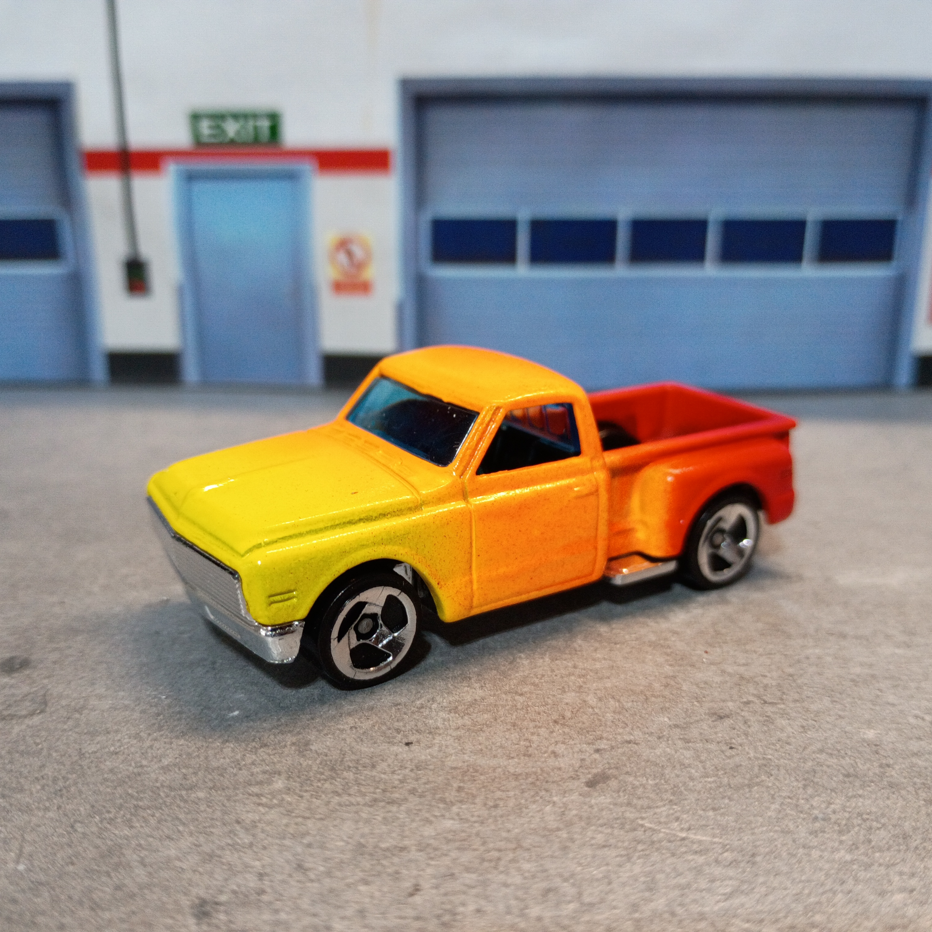 1969 Chevy C10 Keychain, Chevy Short Box Pickup Keychain