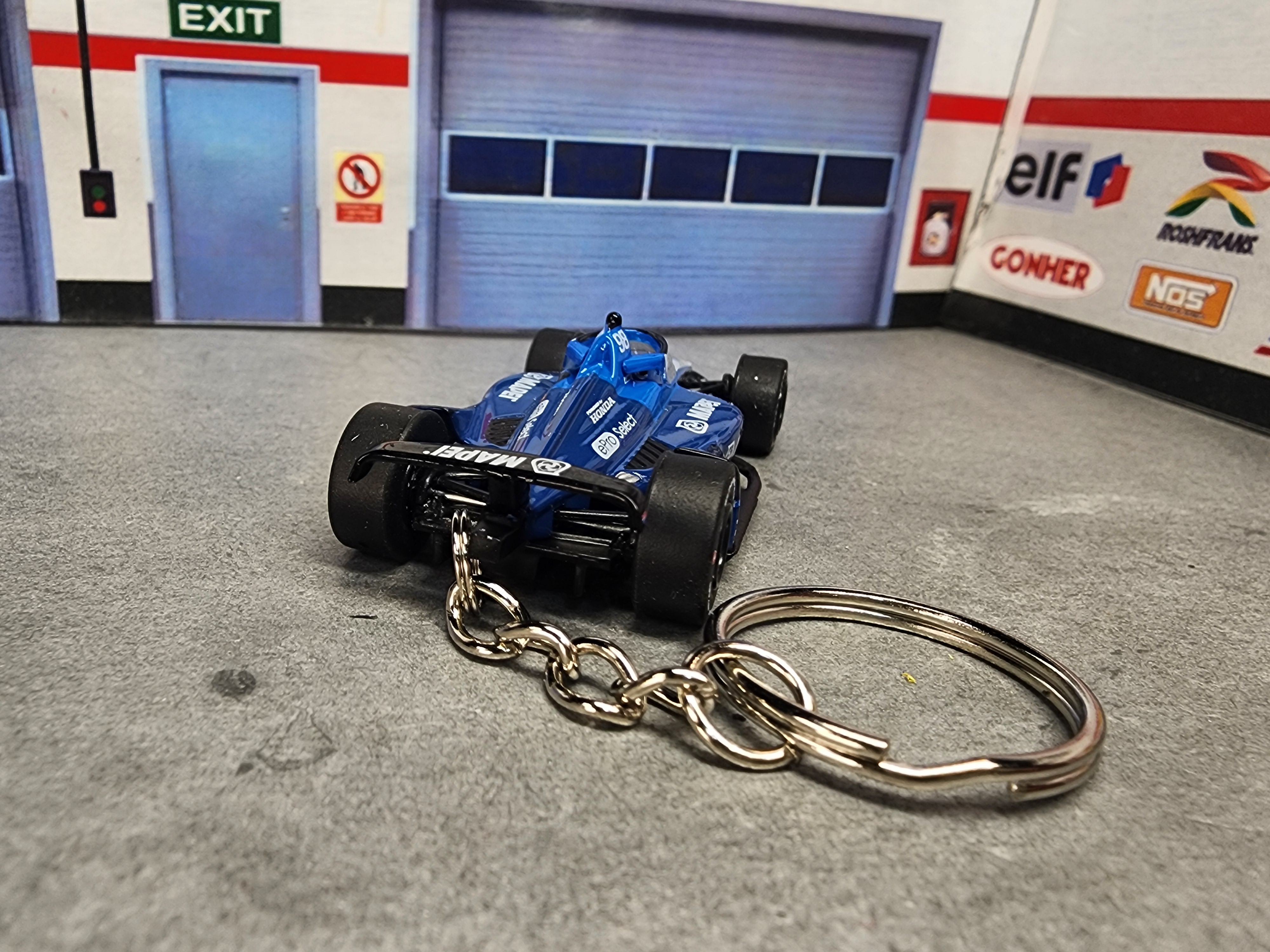 Team Andretti Indycar Keychain, #98 Driven by Marco Andretti, Diecast 1:64 Scale