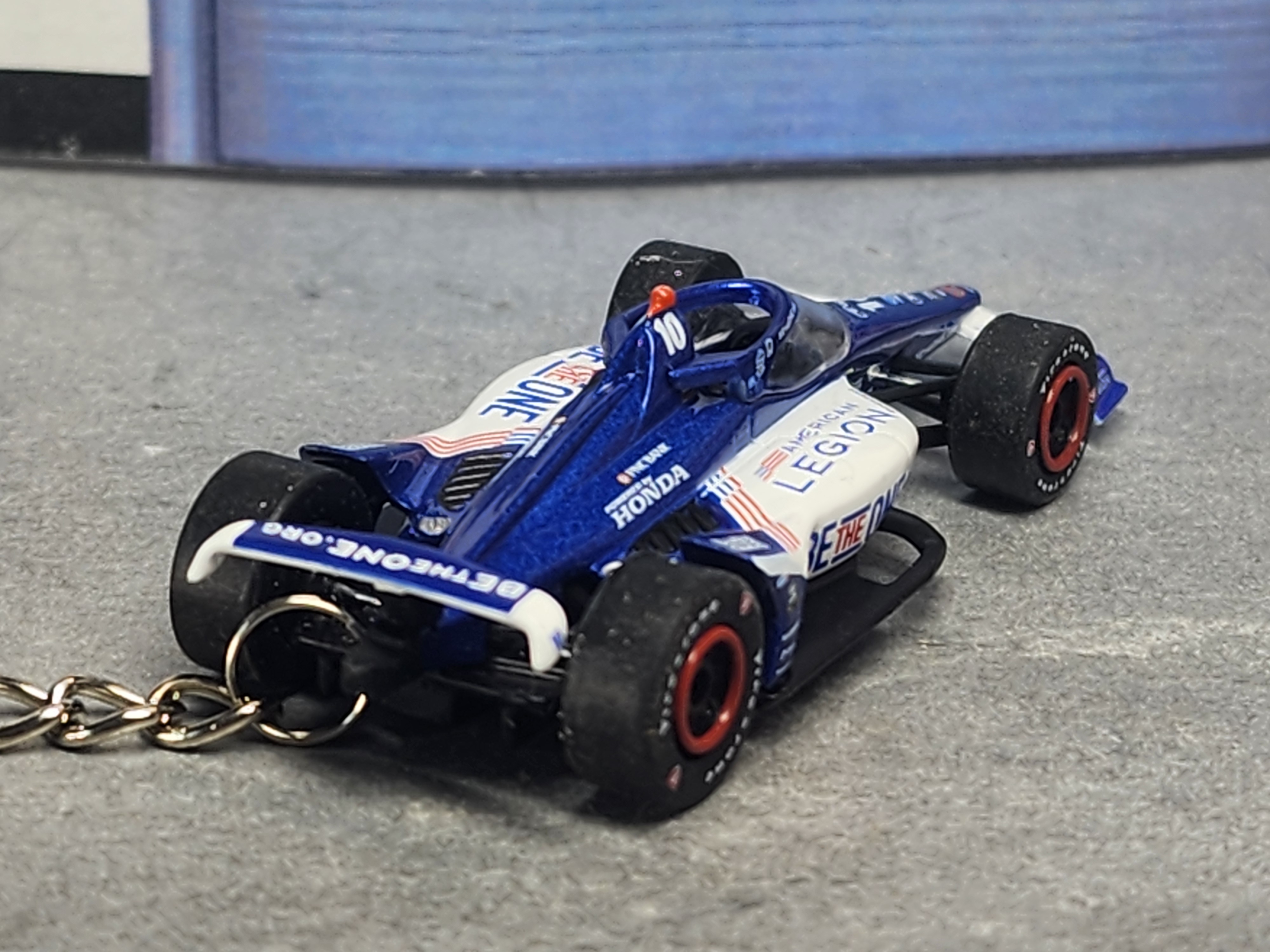 2023 NTT Indycar Champion Race Car Keychain, Alex Palou