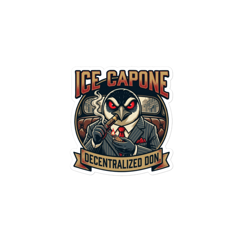 Decentralized Don - Kiss-cut vinyl decals