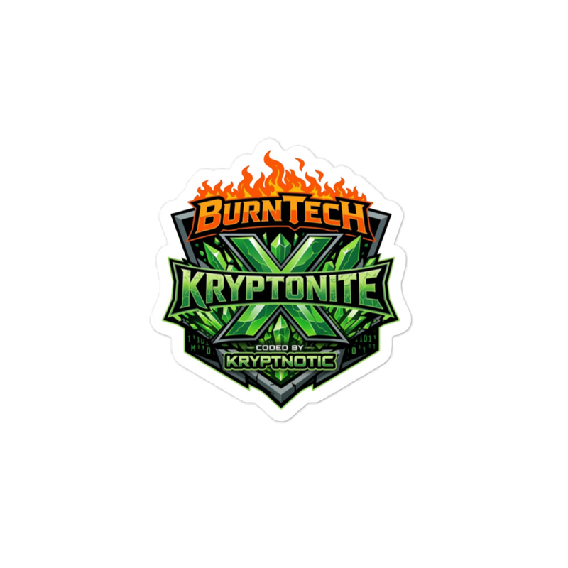 Kryptonite X - Kiss-cut vinyl decals