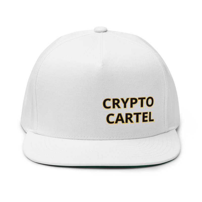 CRYPTO CARTEL Flat Bill Cap